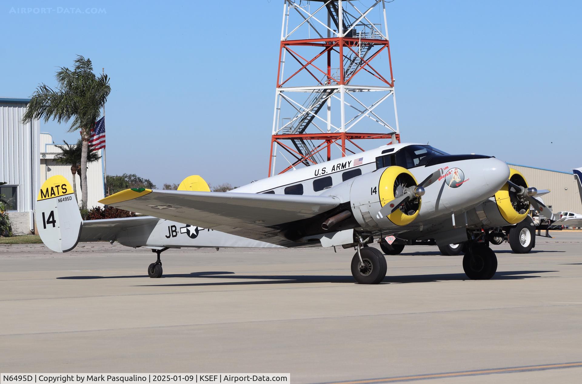 N6495D, 1960 Beech C-45H Expeditor C/N AF-449, BeechC-45H