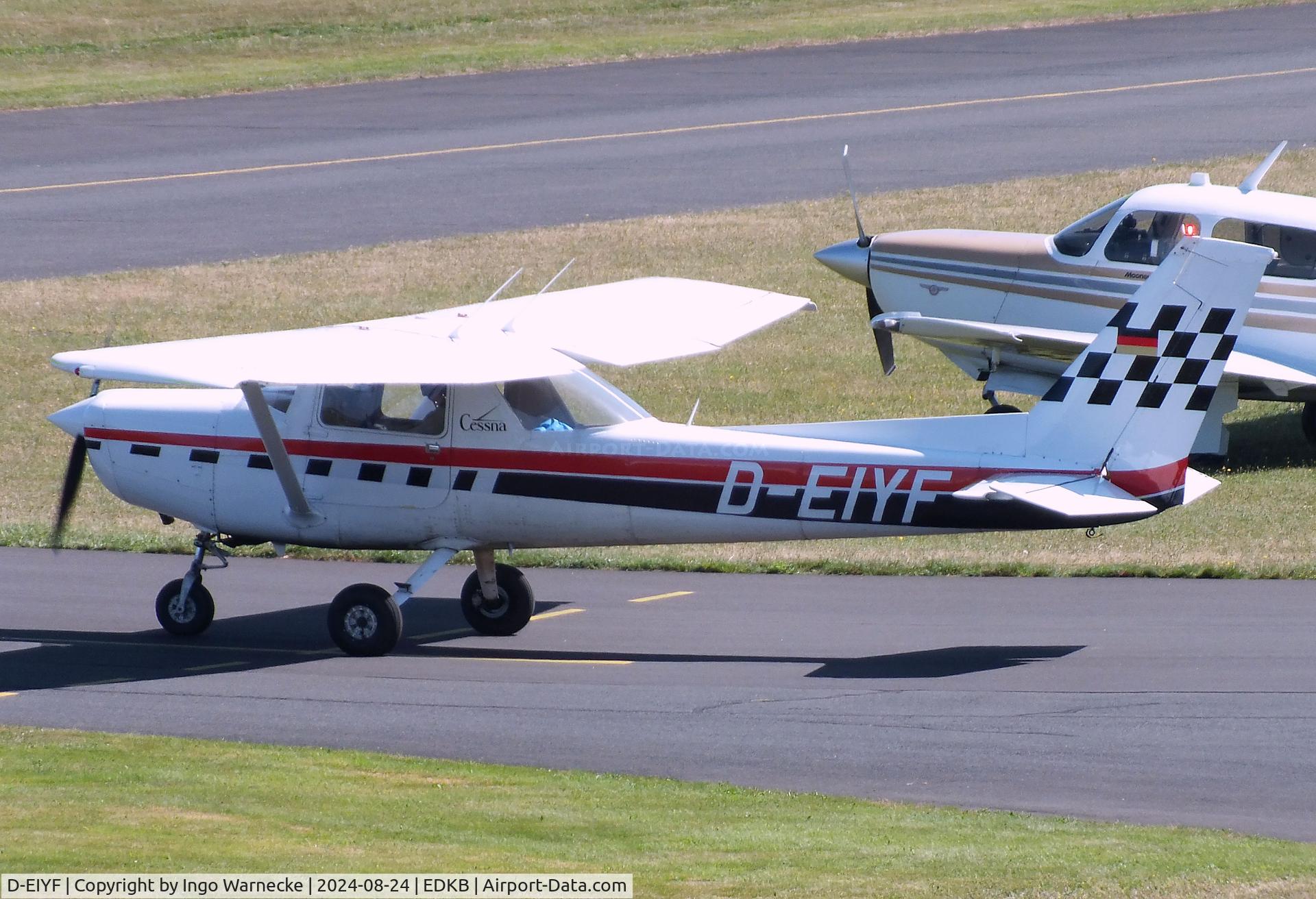 D-EIYF, Reims F152 C/N F15201594, Cessna (Reims) F152 at Bonn-Hangelar airfield during the Grumman Fly-in 2024