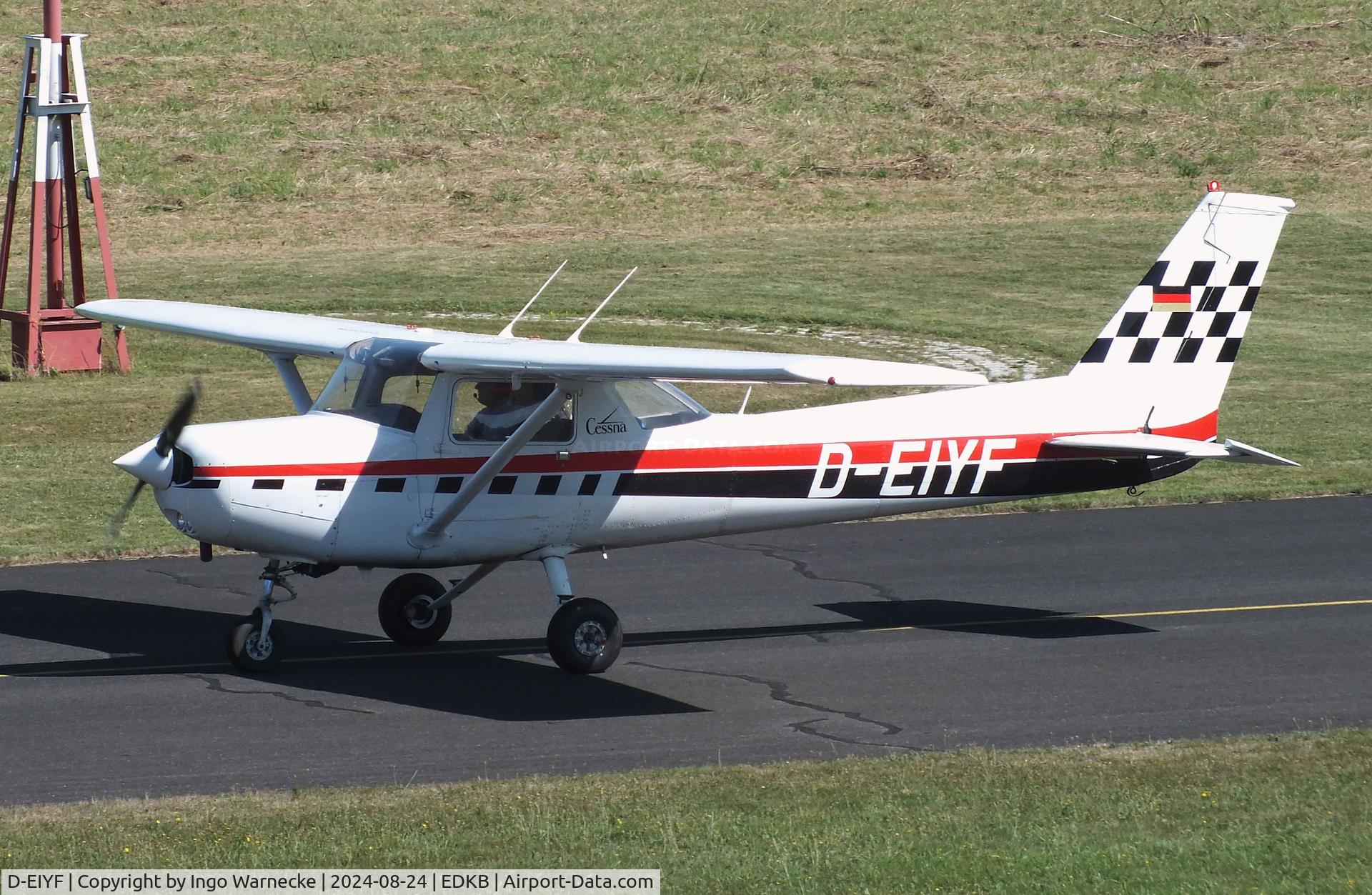 D-EIYF, Reims F152 C/N F15201594, Cessna (Reims) F152 at Bonn-Hangelar airfield during the Grumman Fly-in 2024