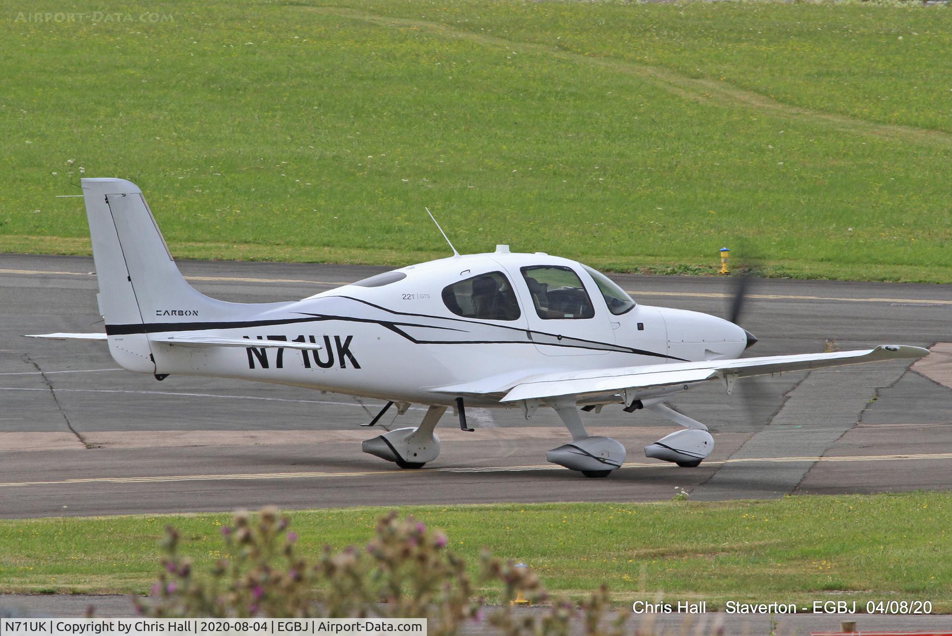 N71UK, 2015 Cirrus SR22T C/N 1002, Staverton