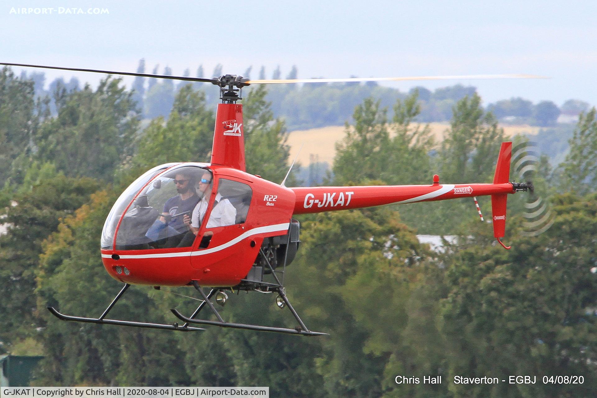 G-JKAT, 1986 Robinson R22 Beta C/N 0566, Staverton