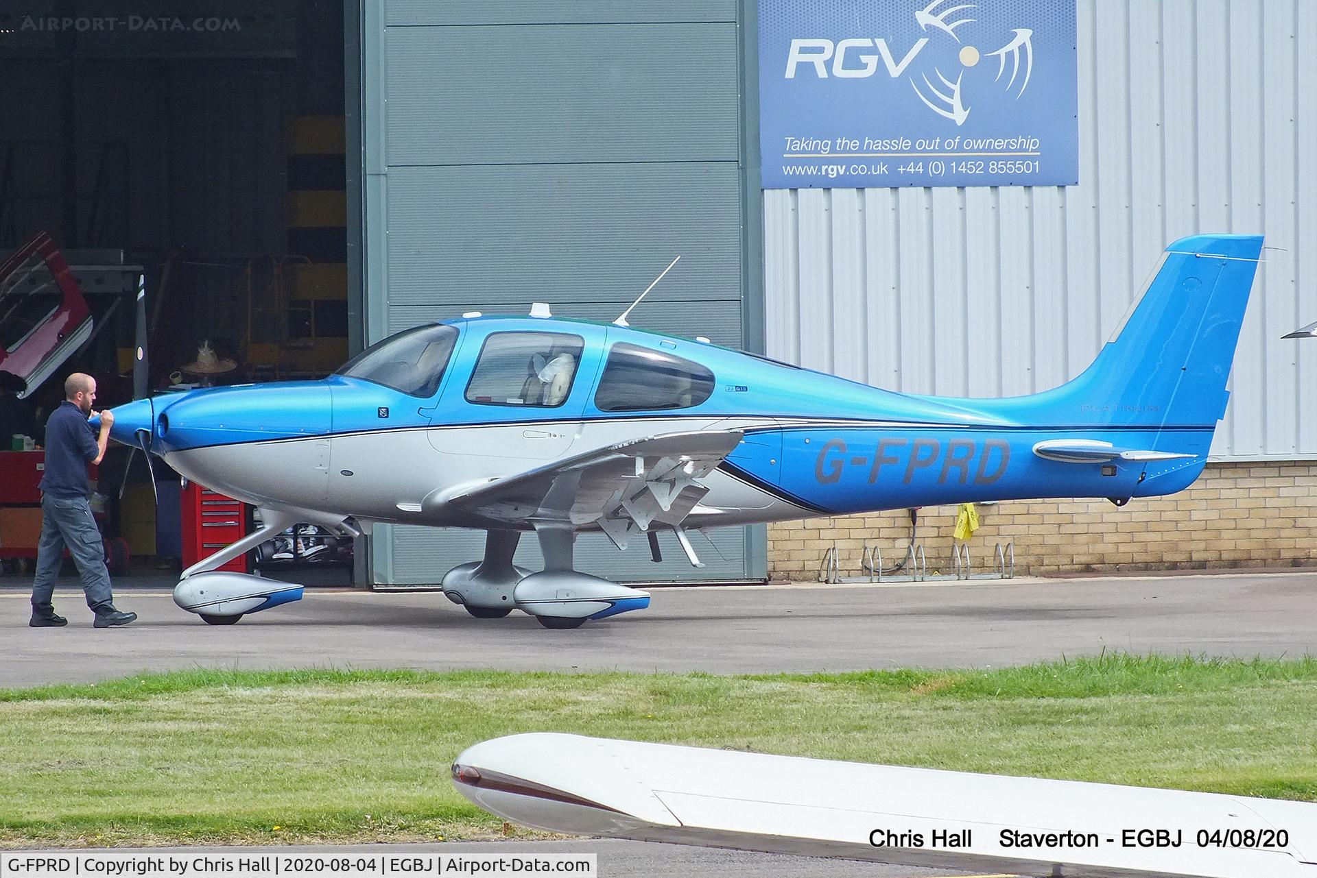 G-FPRD, 2020 Cirrus SR22 C/N 4919, Staverton