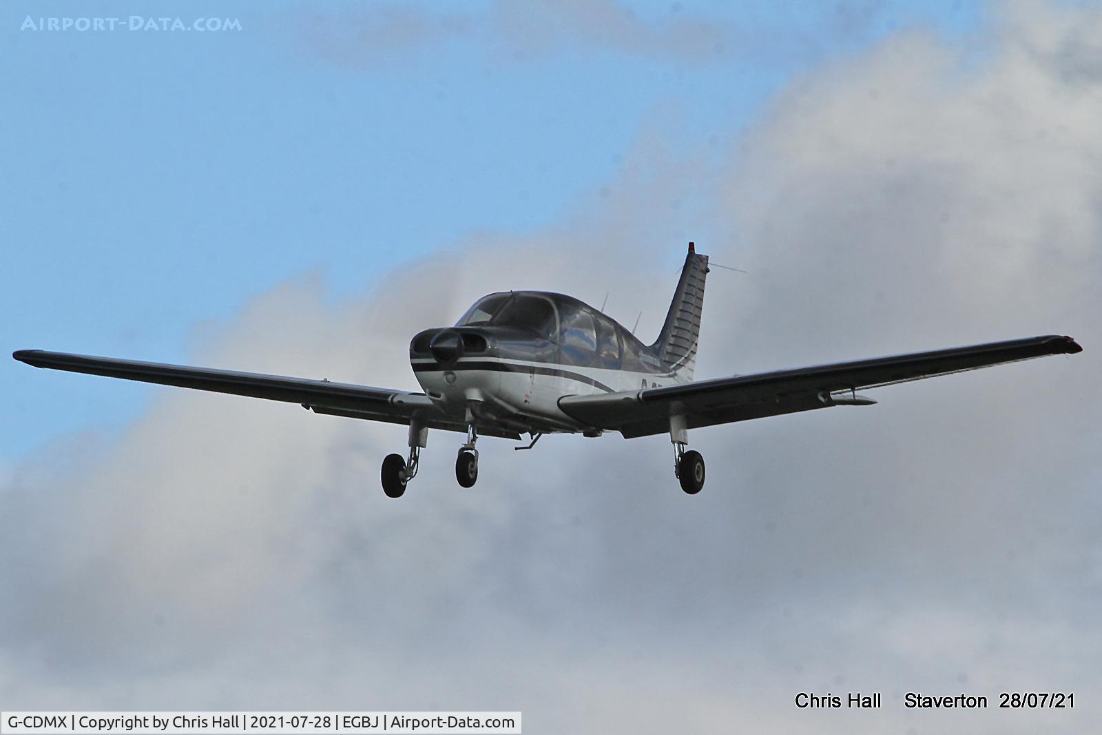 G-CDMX, 1979 Piper PA-28-161 Cherokee Warrior II C/N 28-7916006, Staverton