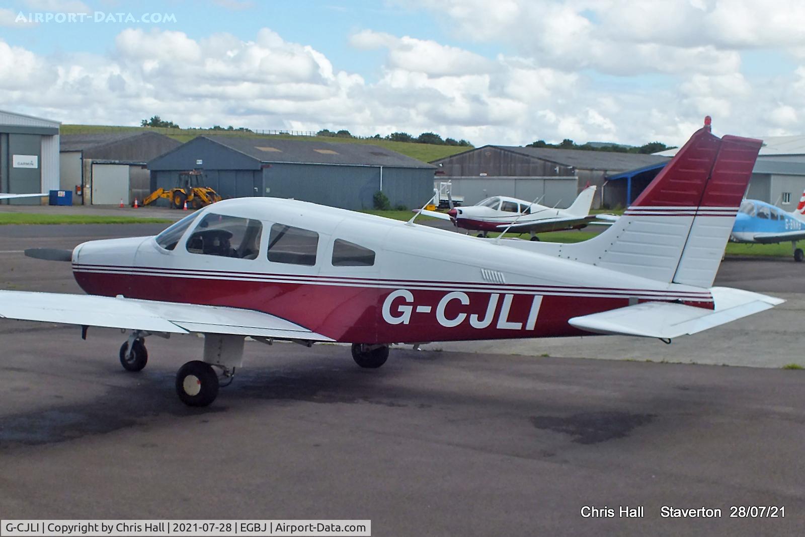 G-CJLI, 1982 Piper PA-28-161 Cherokee Warrior II C/N 28-8216137, Staverton