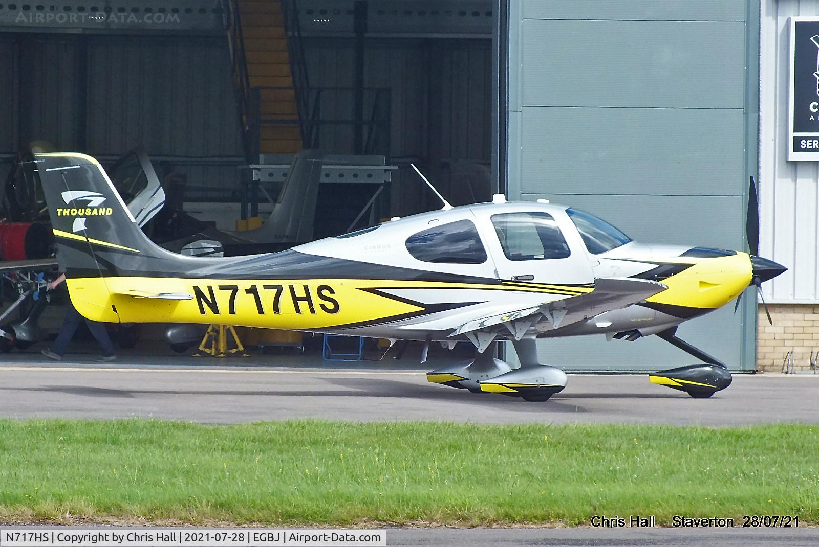 N717HS, 2018 Cirrus SR22T C/N 1717, Staverton