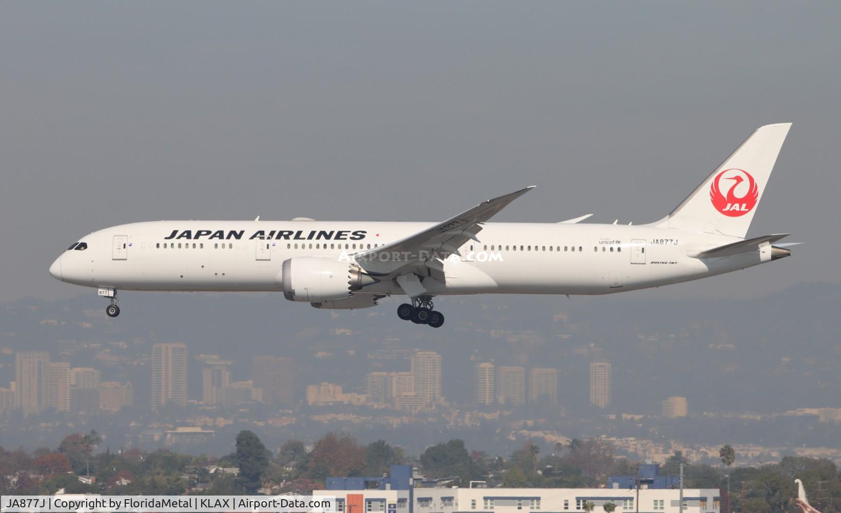 JA877J, 2019 Boeing 787-9 Dreamliner Dreamliner C/N 35431, JAL 789 zx kix, rjbb-lax