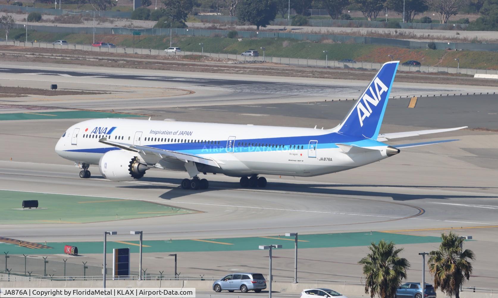 JA876A, 2016 Boeing 787-9 Dreamliner Dreamliner C/N 34532, ANA 789 zx lax-nrt, rjaa