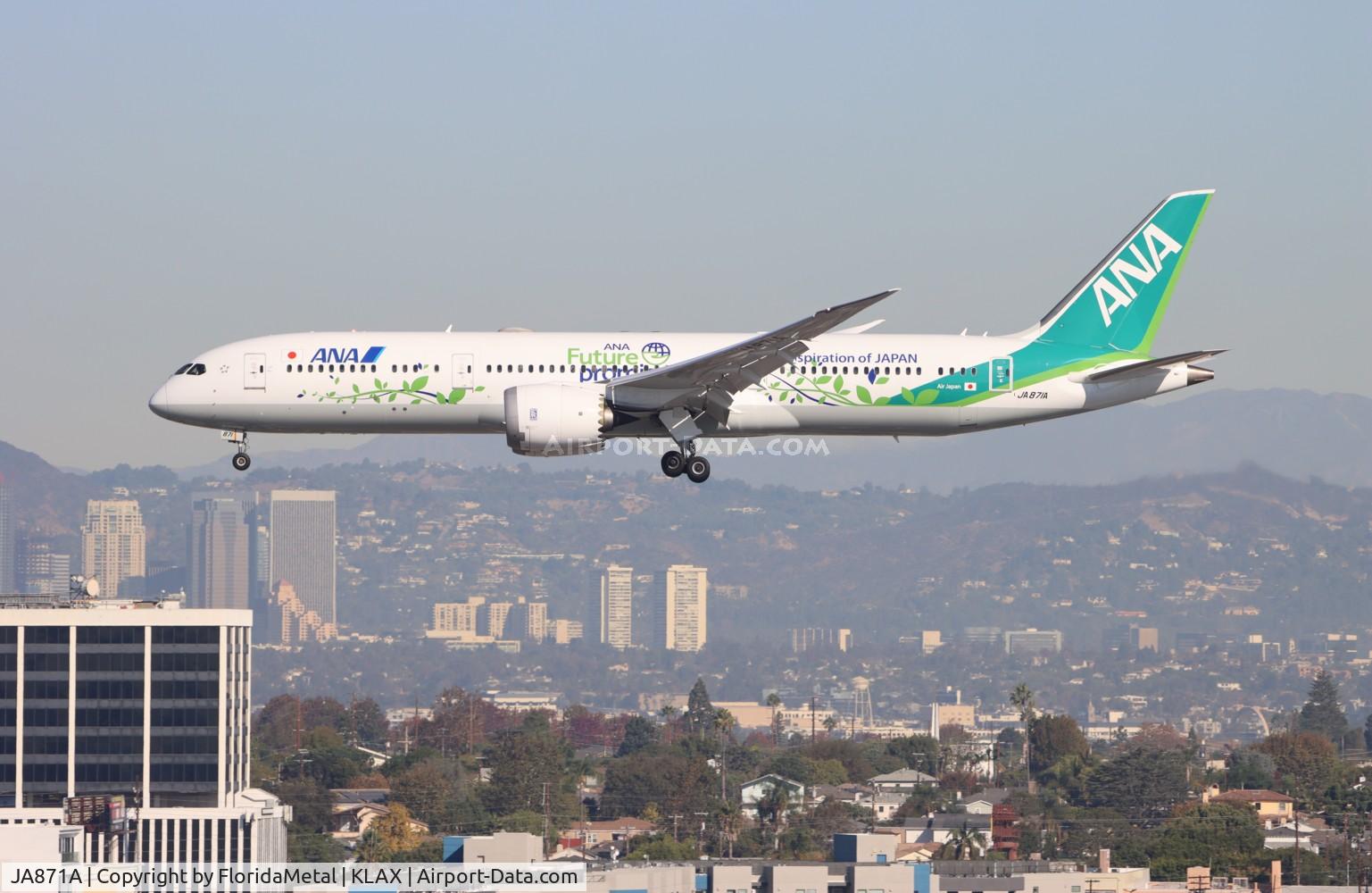 JA871A, 2015 Boeing 787-9 Dreamliner C/N 34534, ANA 789 zx nrt, rjaa-lax
