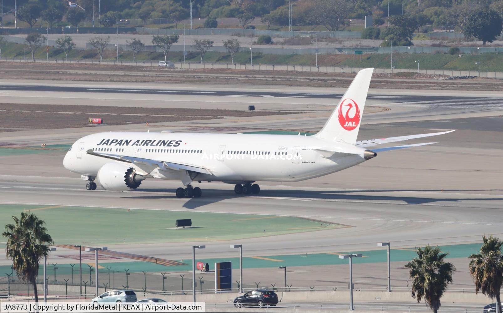 JA871A, 2015 Boeing 787-9 Dreamliner C/N 34534, JAL 789 zx lax-kix, rjbb