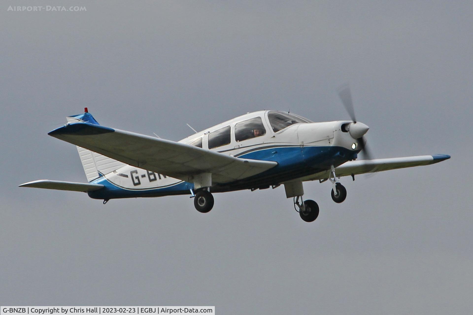 G-BNZB, 1979 Piper PA-28-161 Cherokee Warrior II C/N 28-7916521, Staverton