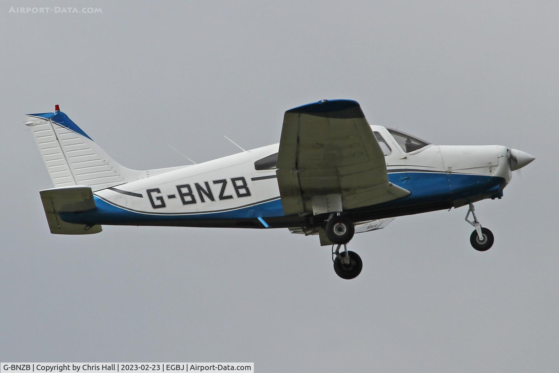G-BNZB, 1979 Piper PA-28-161 Cherokee Warrior II C/N 28-7916521, Staverton