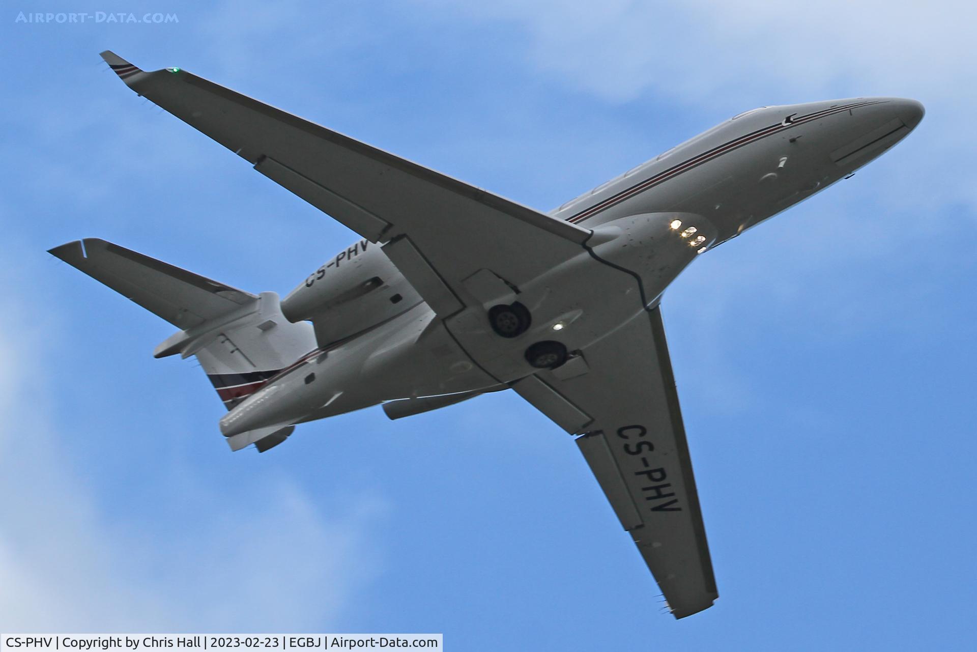 CS-PHV, 2022 Embraer EMB-505 Phenom 300 C/N 50500664, Staverton