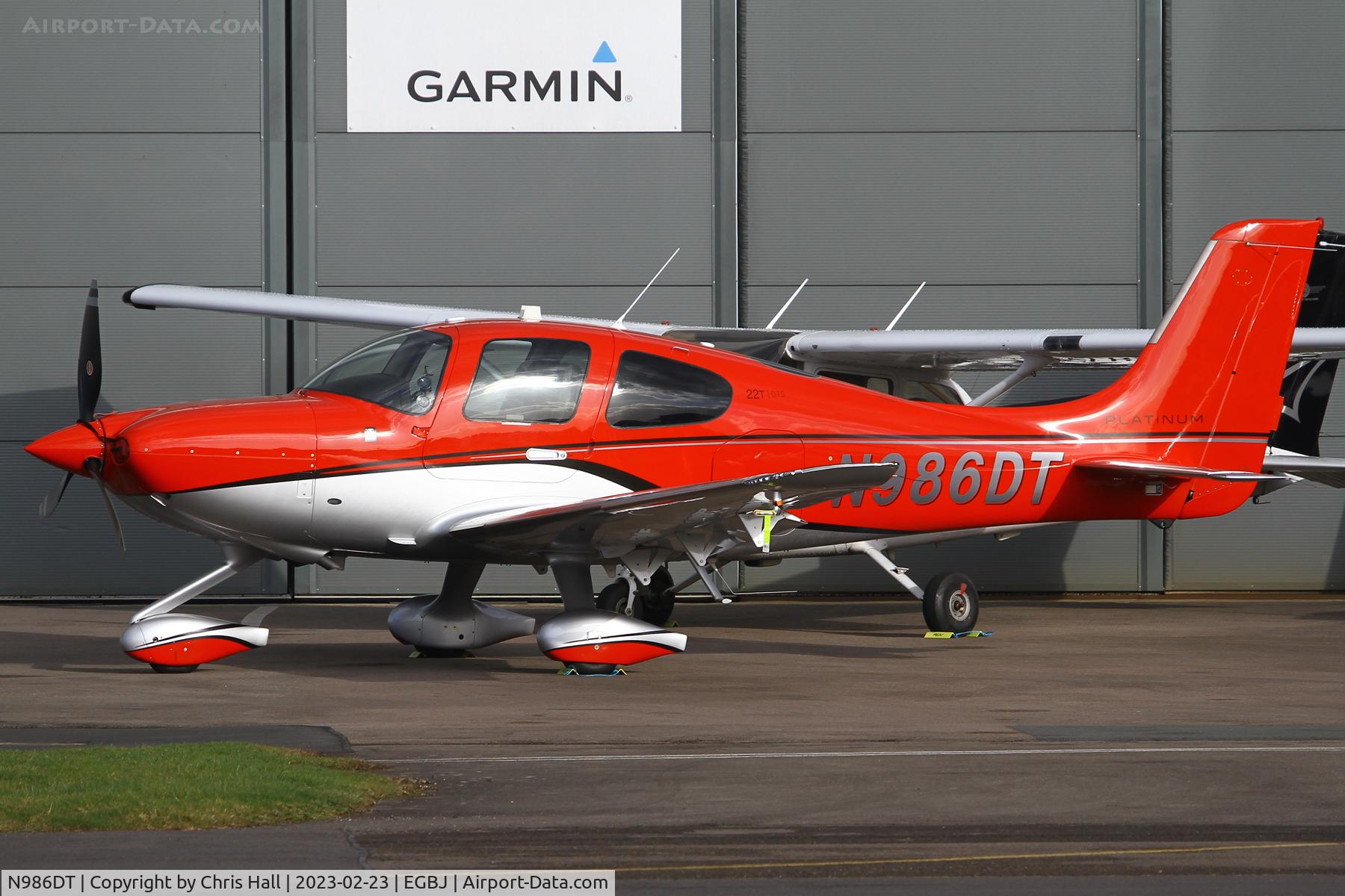 N986DT, 2017 Cirrus SR-22T G6-GTS Platinum C/N 1630, Staverton
