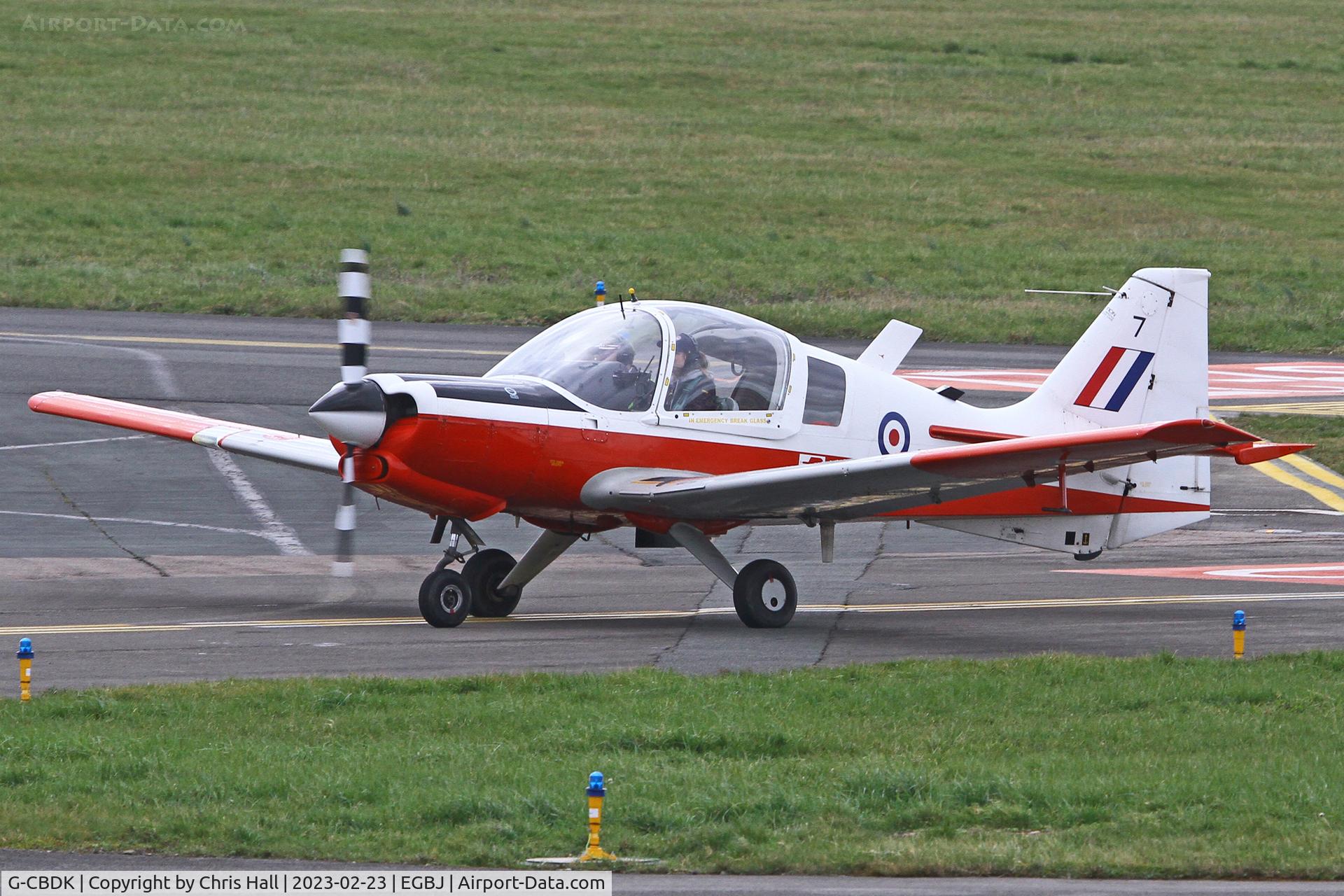 G-CBDK, 1974 Scottish Aviation Bulldog T.1 C/N BH120/259, Staverton