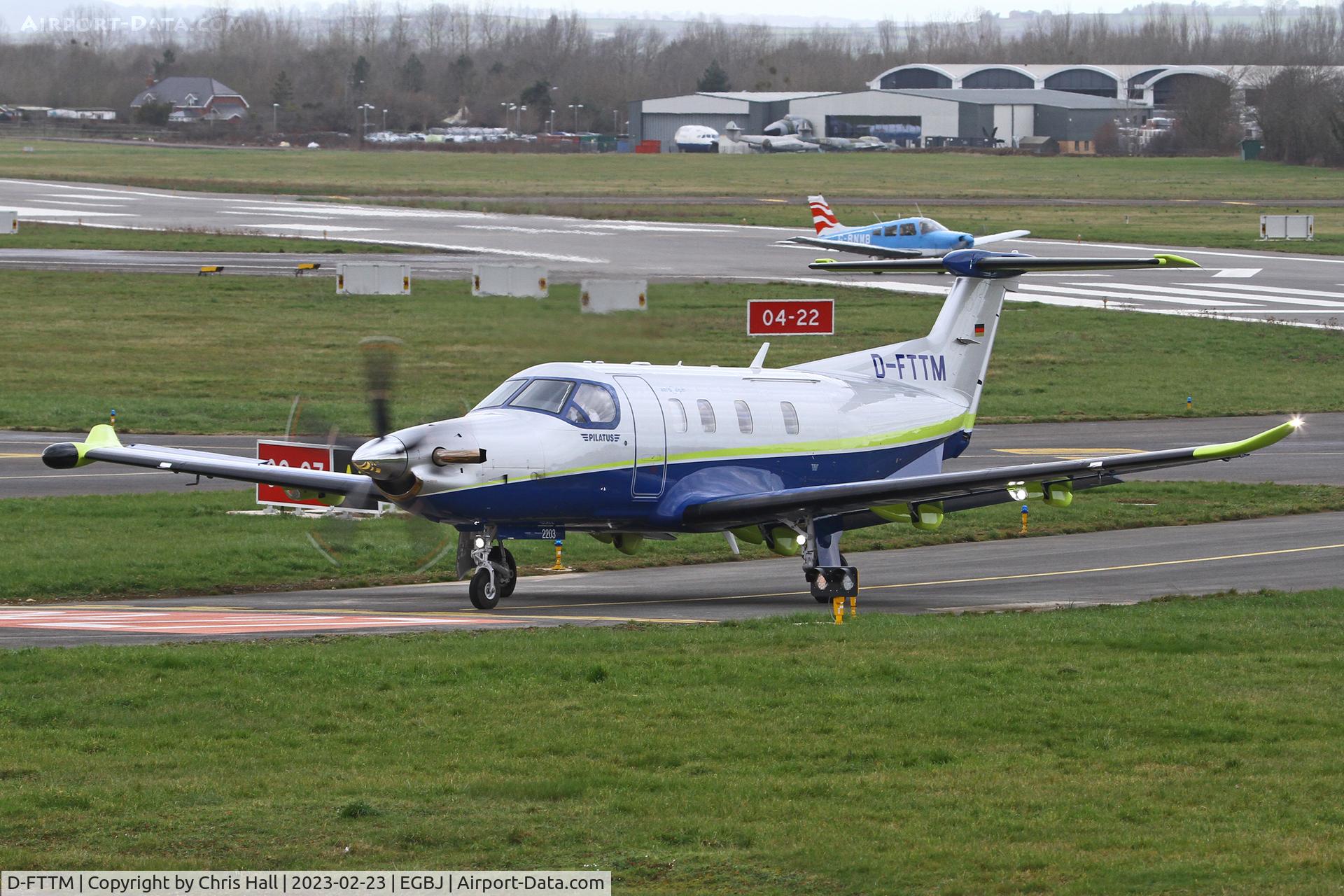 D-FTTM, 2022 Pilatus PC-12/47E NGX C/N 2203, Staverton
