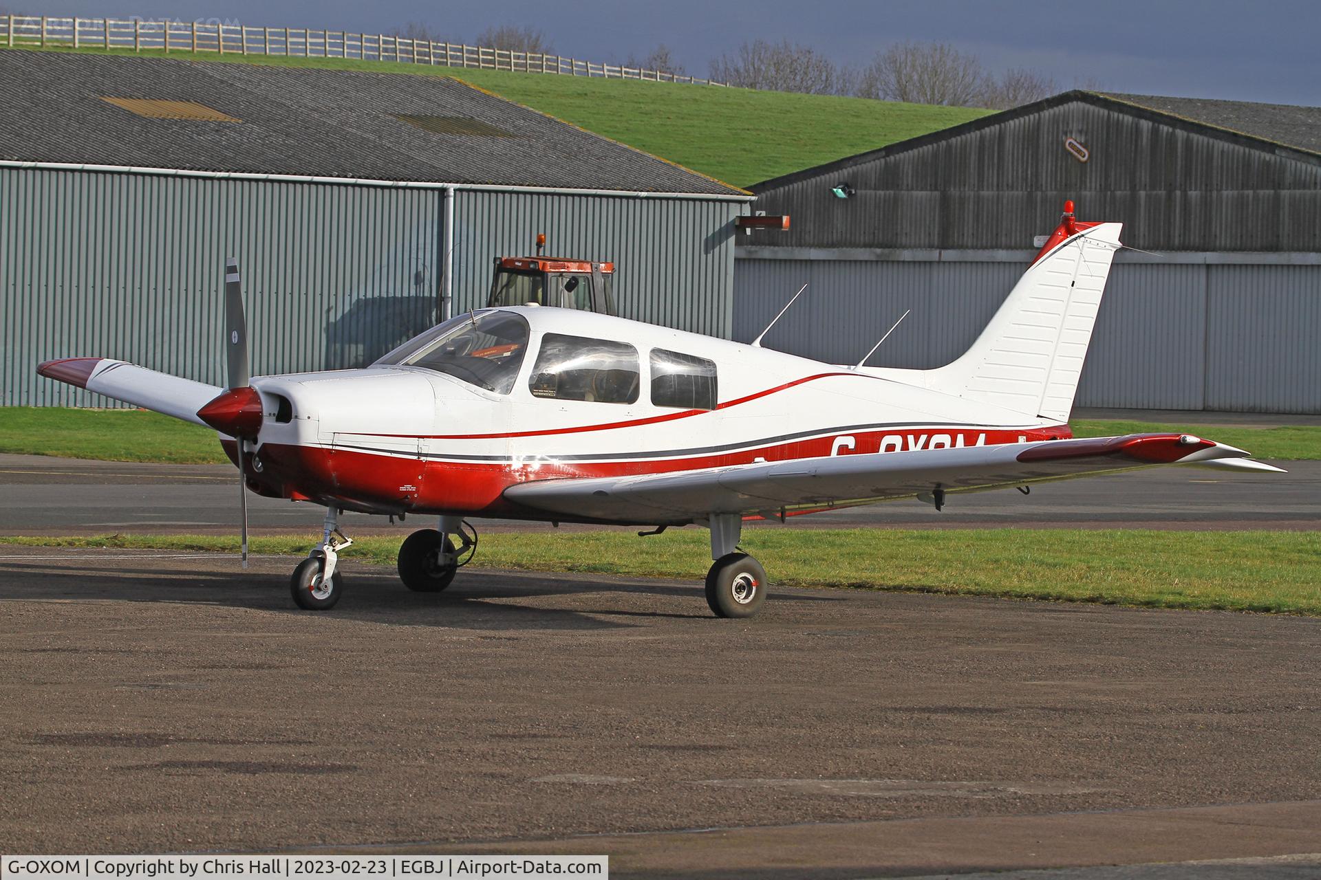 G-OXOM, 1989 Piper PA-28-161 Cadet C/N 28-41285, Staverton
