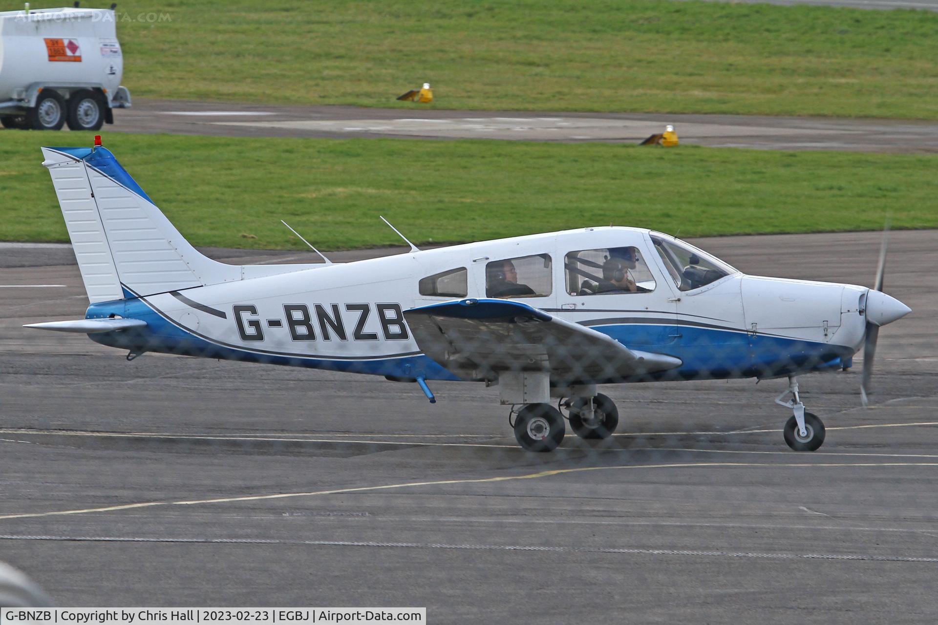 G-BNZB, 1979 Piper PA-28-161 Cherokee Warrior II C/N 28-7916521, Staverton