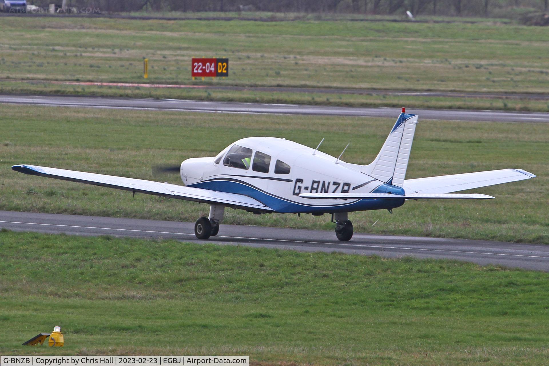 G-BNZB, 1979 Piper PA-28-161 Cherokee Warrior II C/N 28-7916521, Staverton