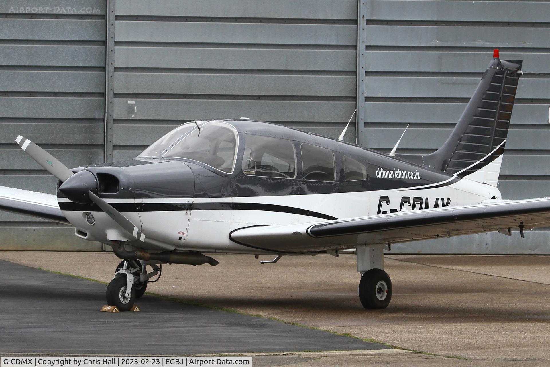 G-CDMX, 1979 Piper PA-28-161 Cherokee Warrior II C/N 28-7916006, Staverton