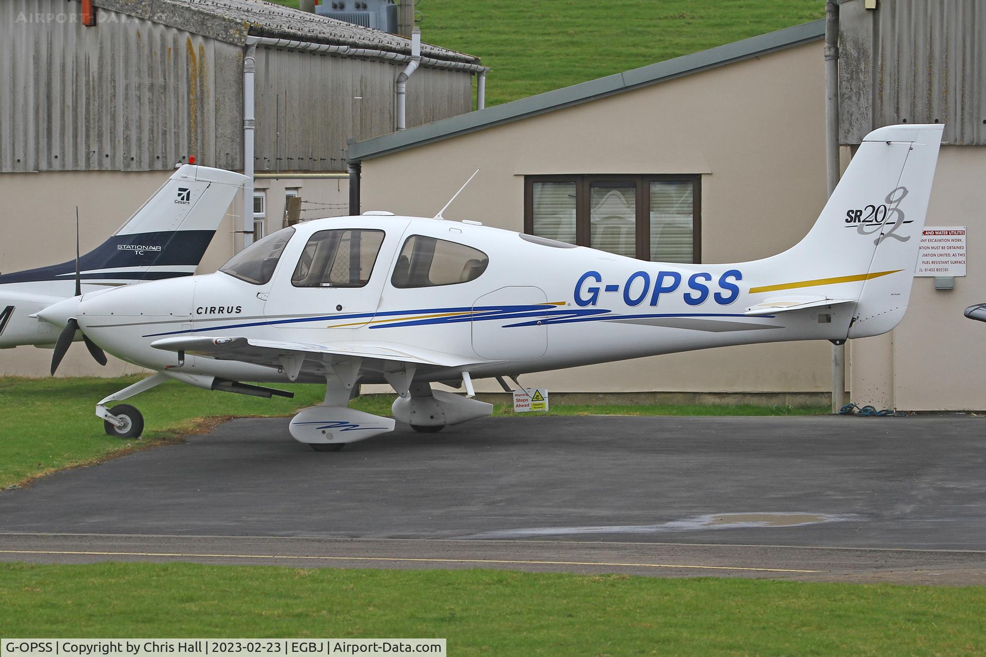 G-OPSS, 2004 Cirrus SR20 G2 C/N 1458, Staverton