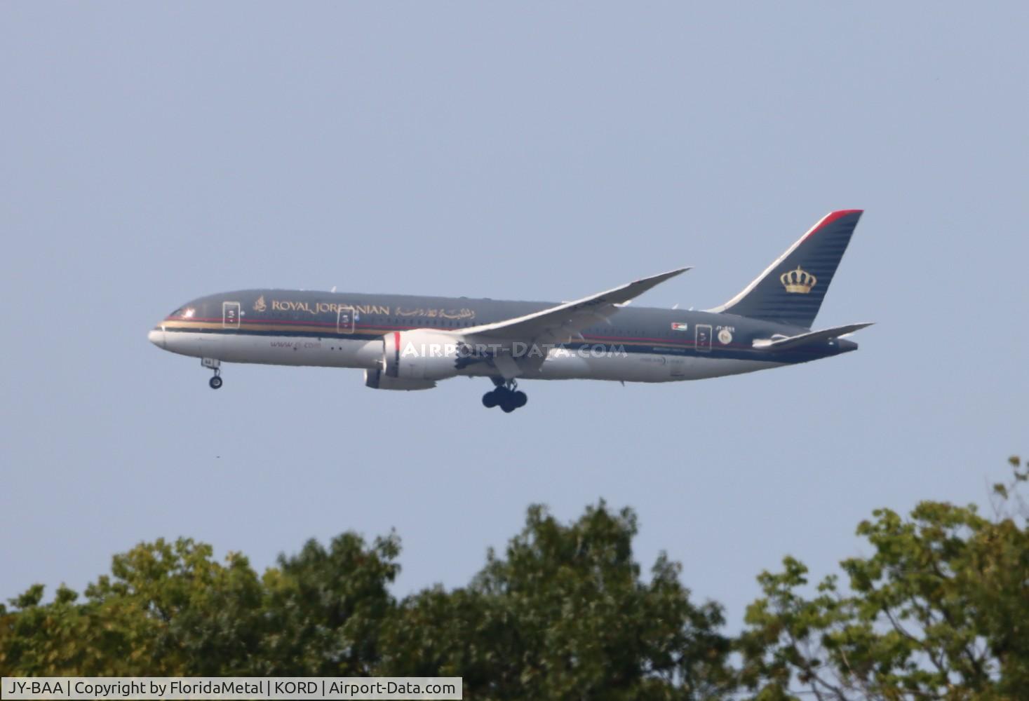 JY-BAA, 2014 Boeing 787-8 Dreamliner C/N 37983, RJA 788 zx amm, rjai-ord