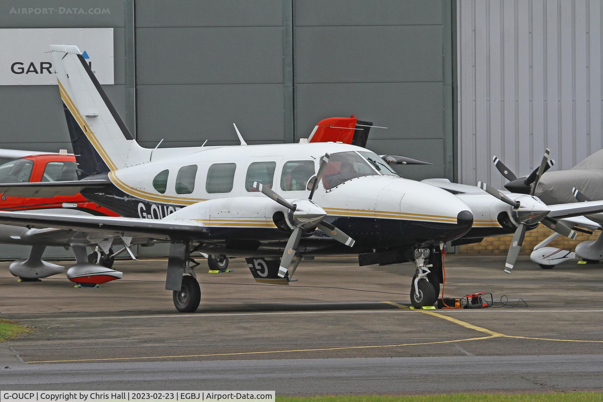 G-OUCP, 1979 Piper PA-31-310 Navajo Navajo C/N 31-7912117, Staverton