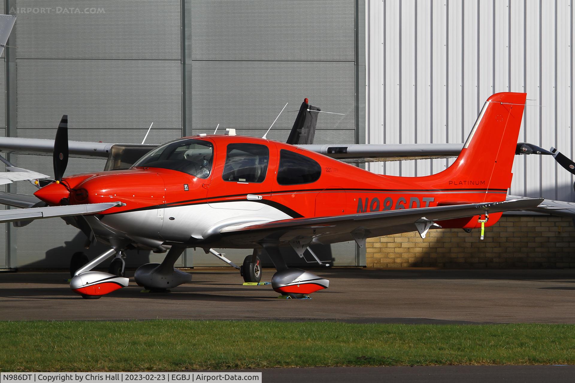 N986DT, 2017 Cirrus SR-22T G6-GTS Platinum C/N 1630, Staverton