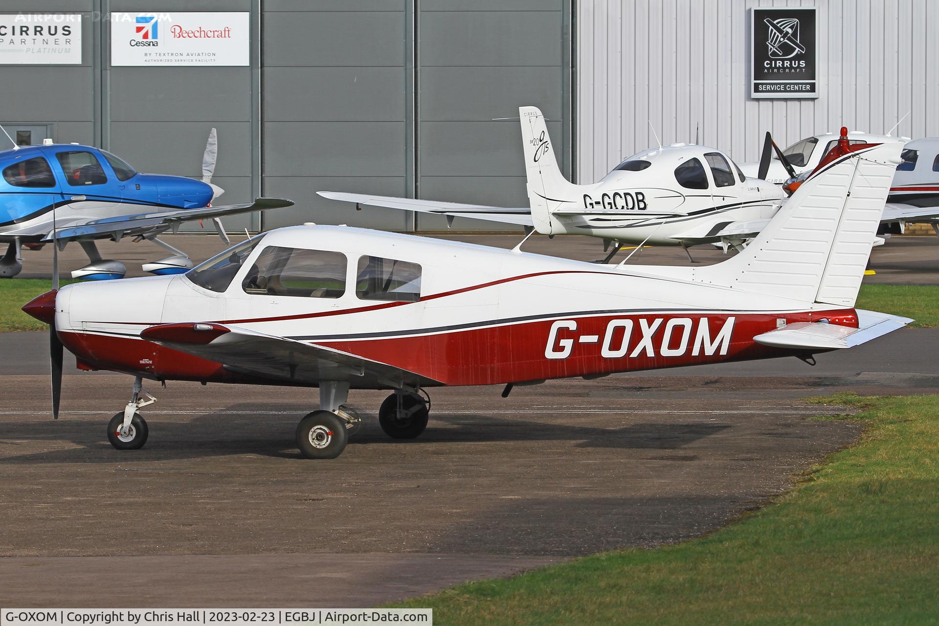 G-OXOM, 1989 Piper PA-28-161 Cadet C/N 28-41285, Staverton