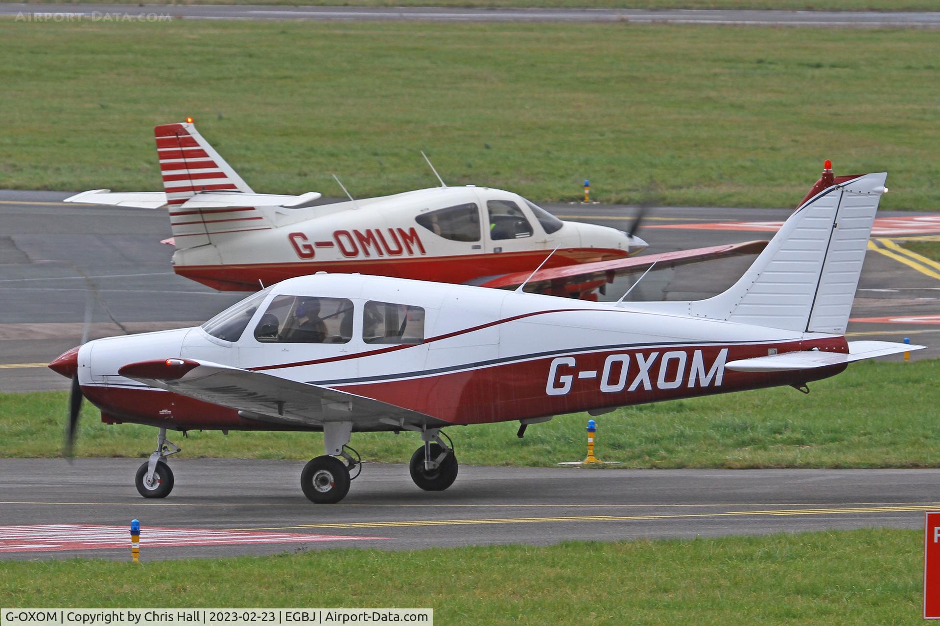 G-OXOM, 1989 Piper PA-28-161 Cadet C/N 28-41285, Staverton