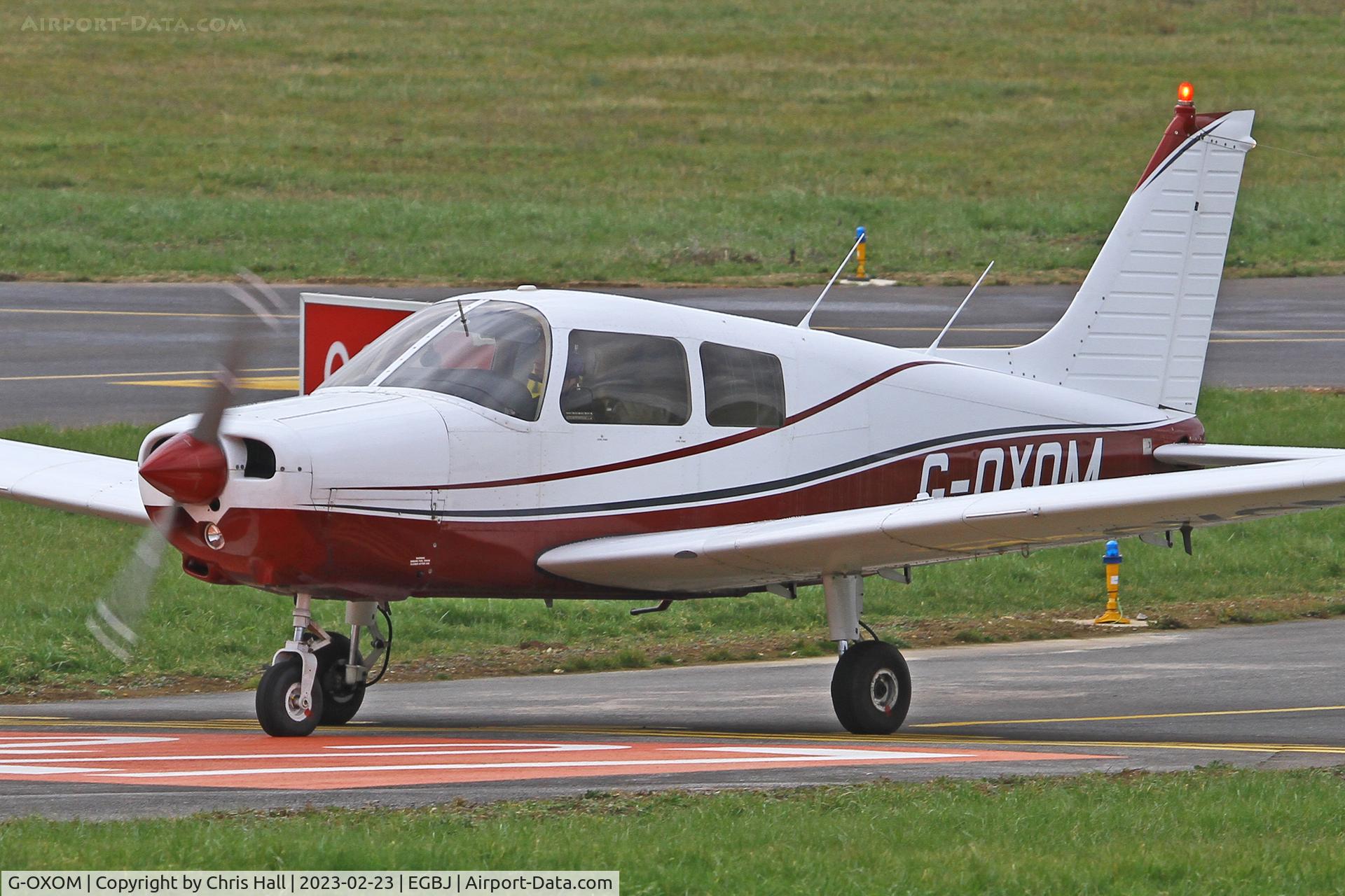 G-OXOM, 1989 Piper PA-28-161 Cadet C/N 28-41285, Staverton