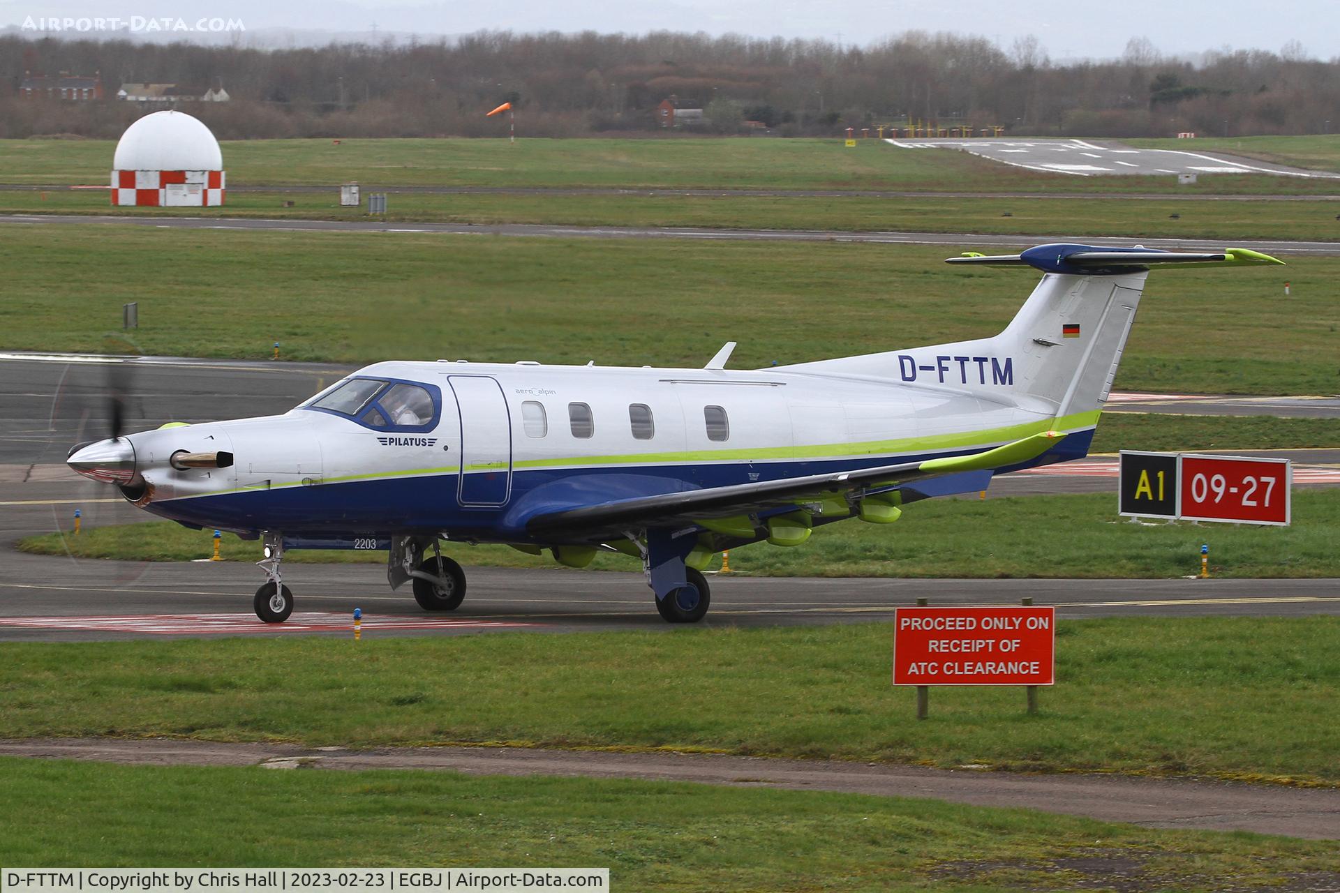 D-FTTM, 2022 Pilatus PC-12/47E NGX C/N 2203, Staverton