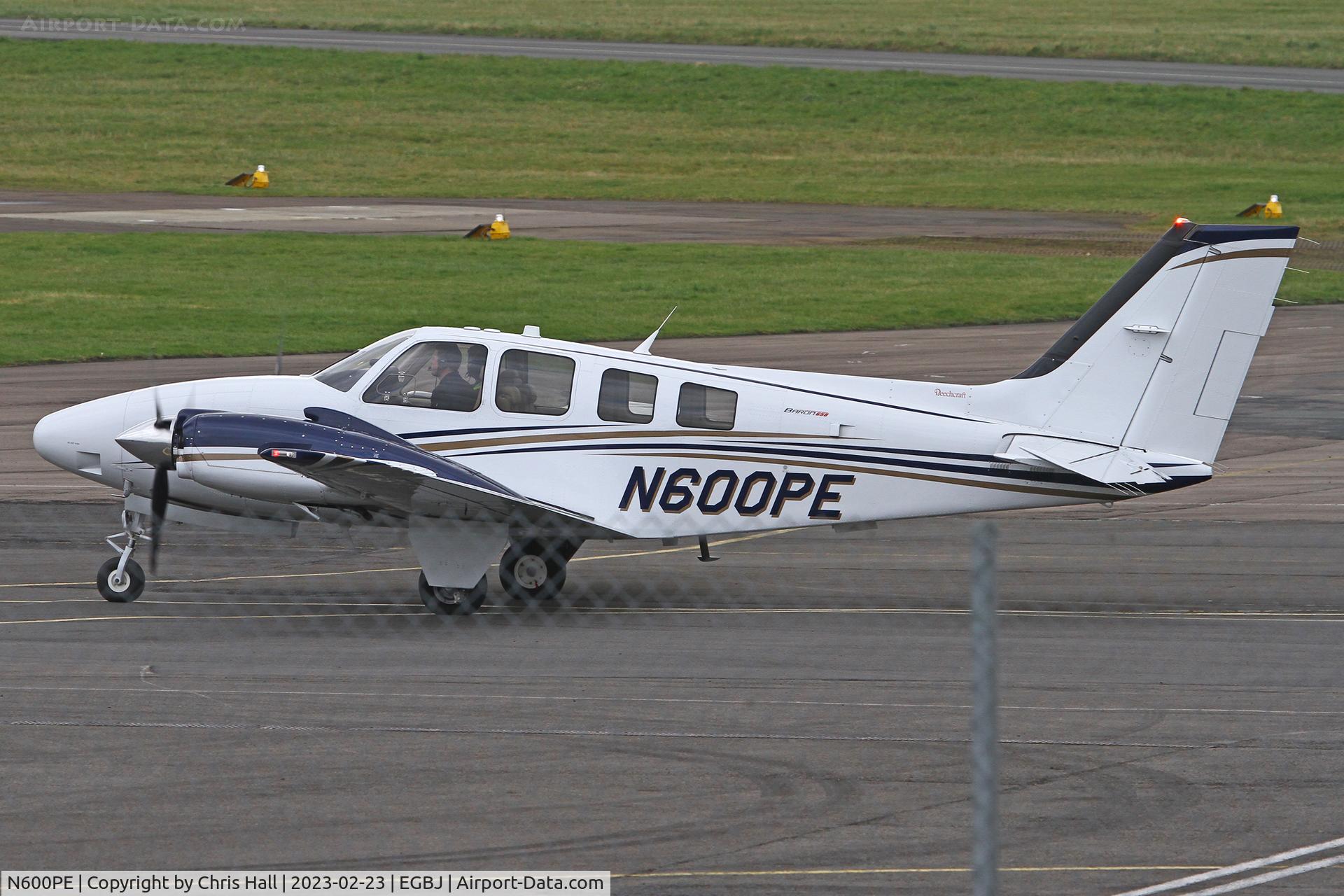 N600PE, 2014 Beechcraft G58 Baron C/N TH-2404, Staverton