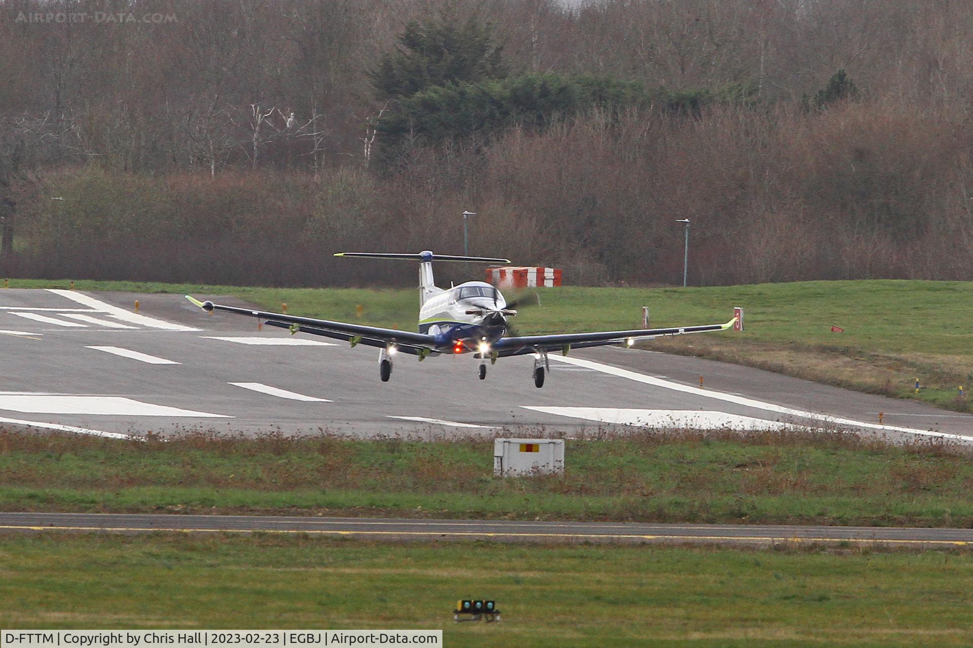 D-FTTM, 2022 Pilatus PC-12/47E NGX C/N 2203, Staverton