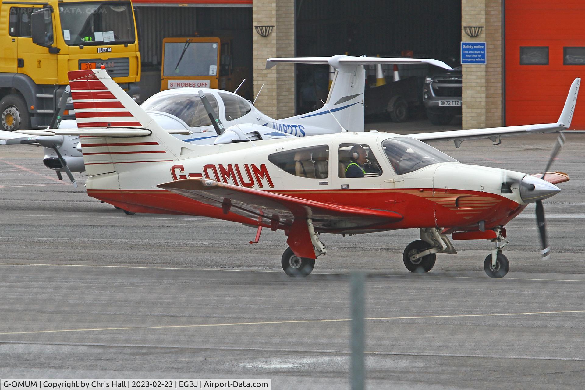 G-OMUM, 1976 Rockwell Commander 114 C/N 14067, Staverton