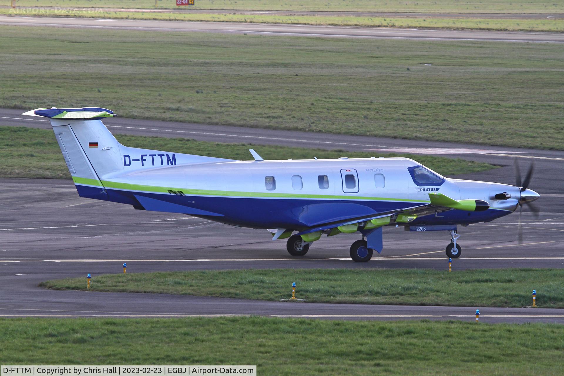 D-FTTM, 2022 Pilatus PC-12/47E NGX C/N 2203, Staverton
