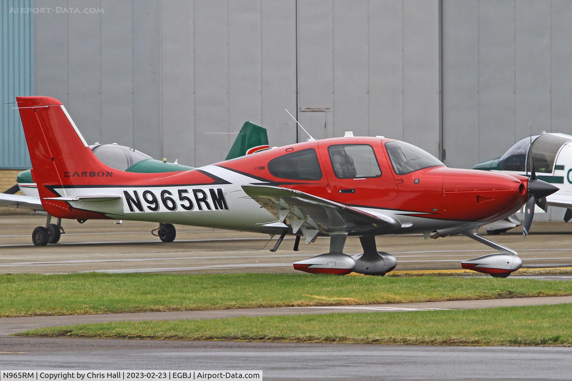 N965RM, 2022 Cirrus SR-22 G5-GTS Carbon C/N 8965, Staverton