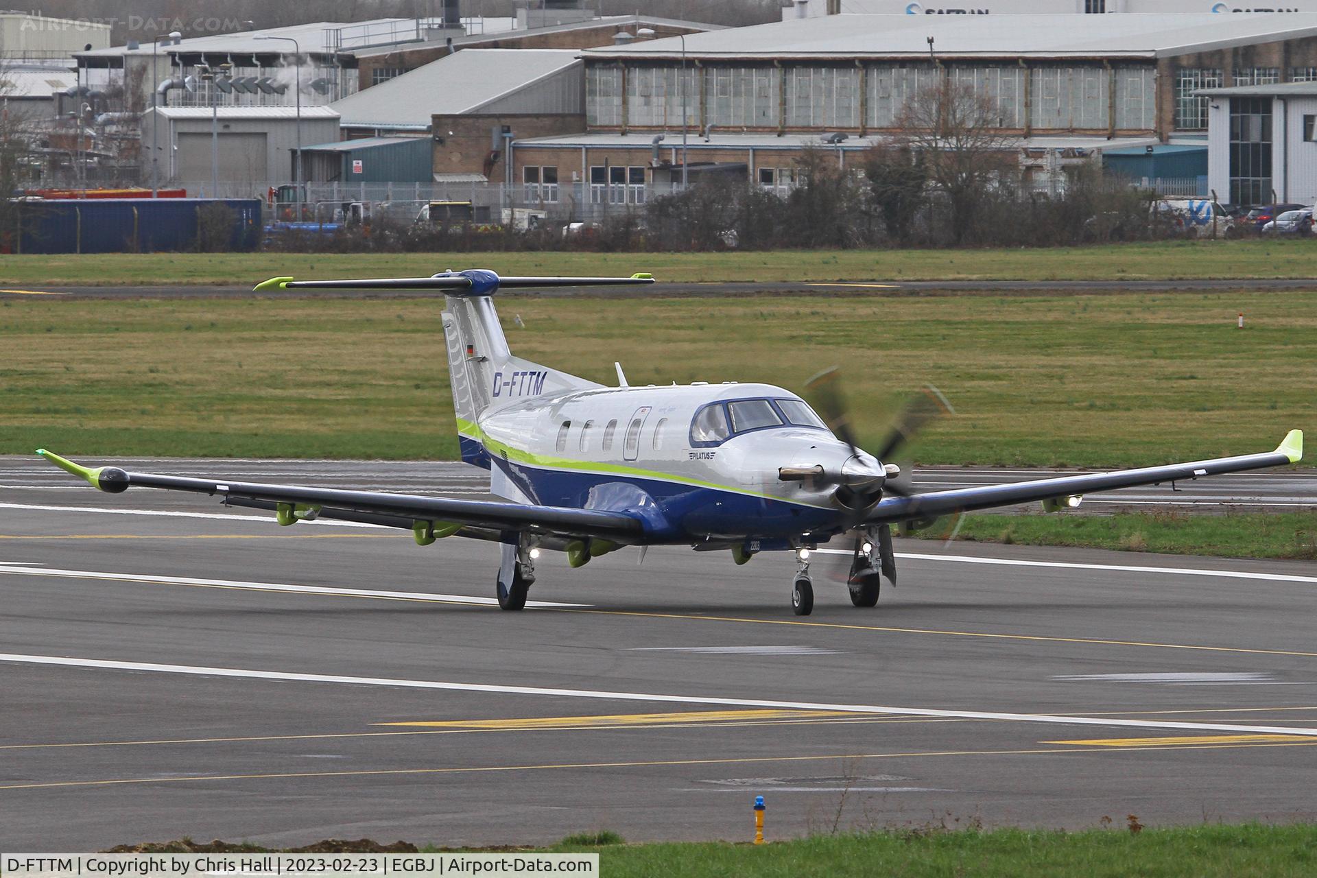 D-FTTM, 2022 Pilatus PC-12/47E NGX C/N 2203, Staverton