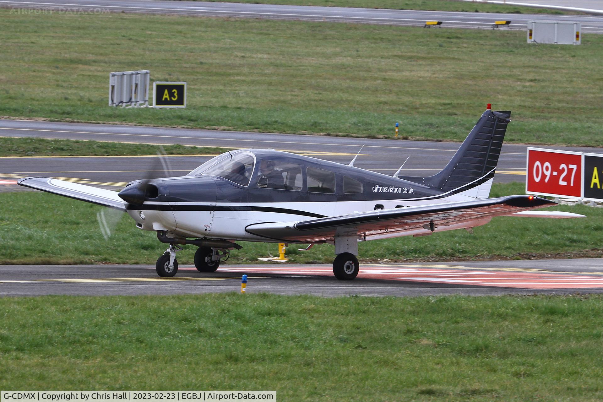 G-CDMX, 1979 Piper PA-28-161 Cherokee Warrior II C/N 28-7916006, Staverton