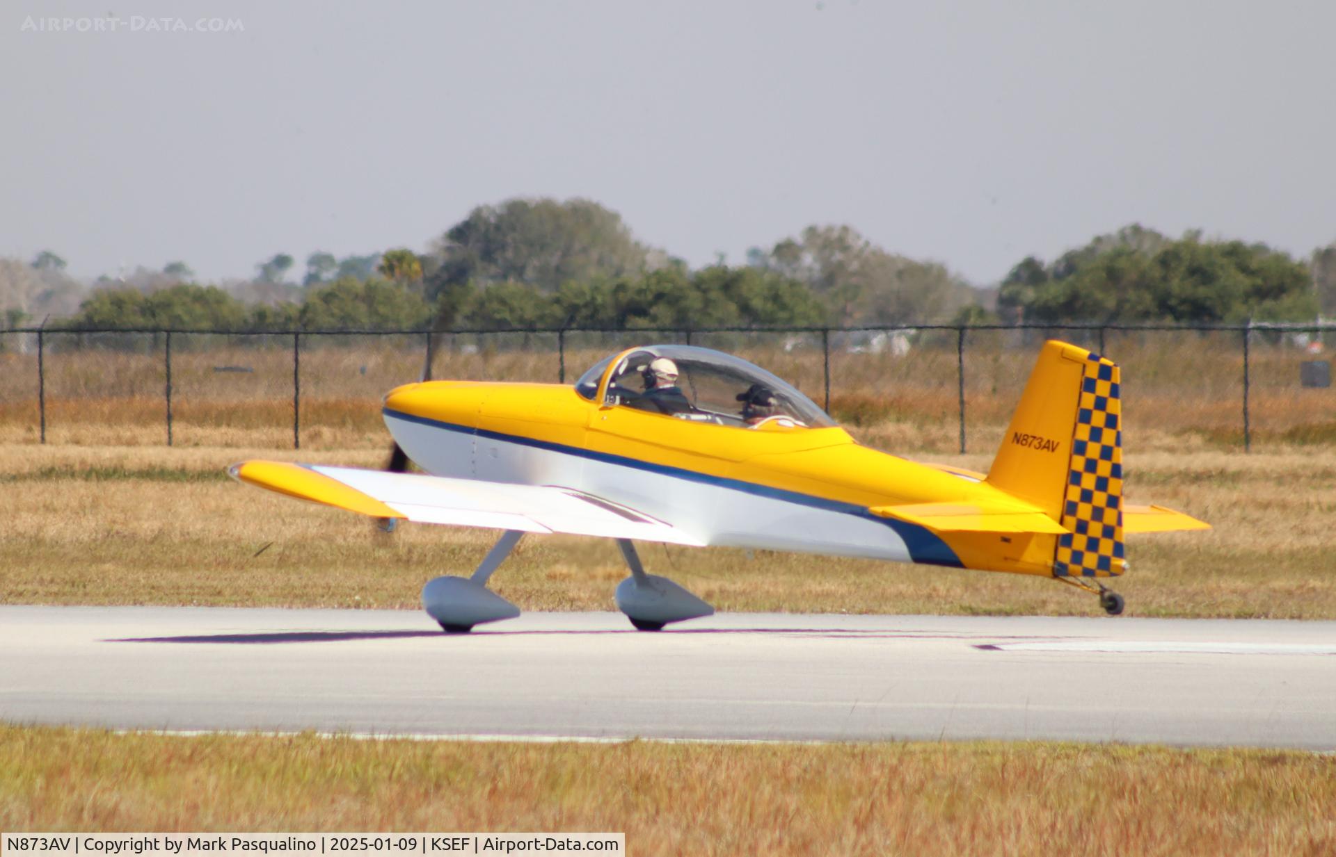 N873AV, 2007 Van's RV-8 C/N 81491, Vans RV-8