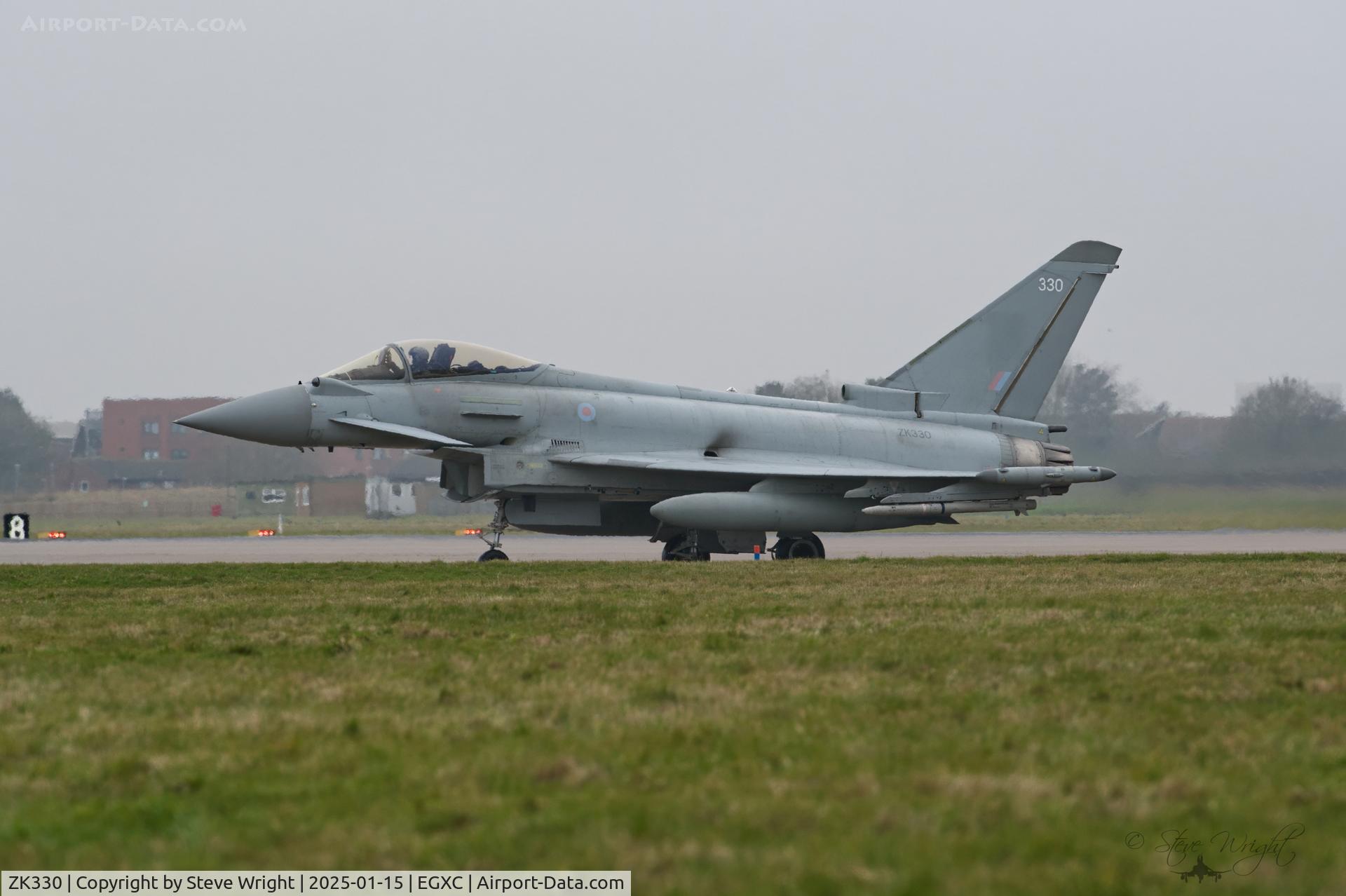 ZK330, 2011 Eurofighter EF-2000 Typhoon FGR.4 C/N BS091/340, RAF Coningsby Lincolnshire UK