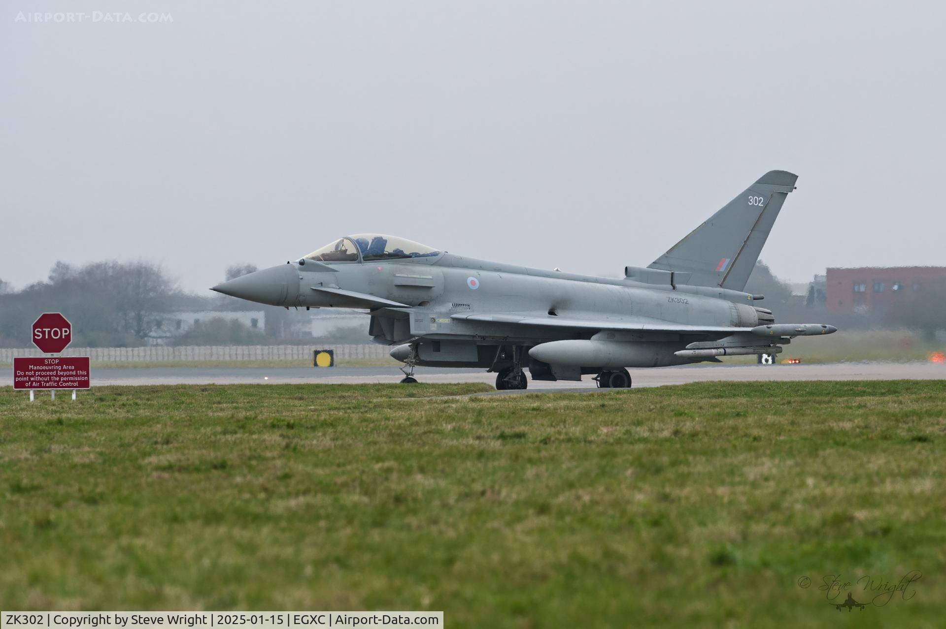 ZK302, 2009 Eurofighter EF-2000 Typhoon FGR.4 C/N BS054, RAF Coningsby Lincolnshire UK