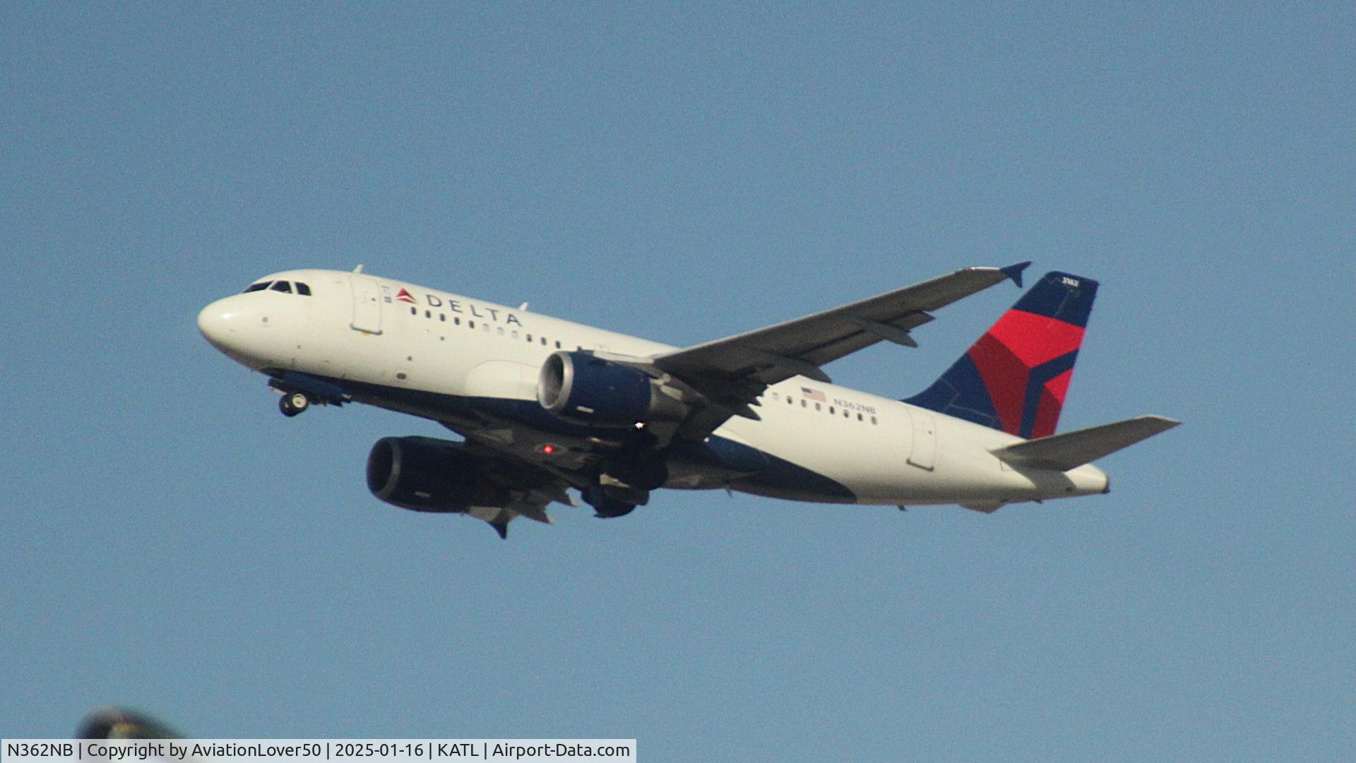 N362NB, 2003 Airbus A319-114 C/N 1982, Delta A319