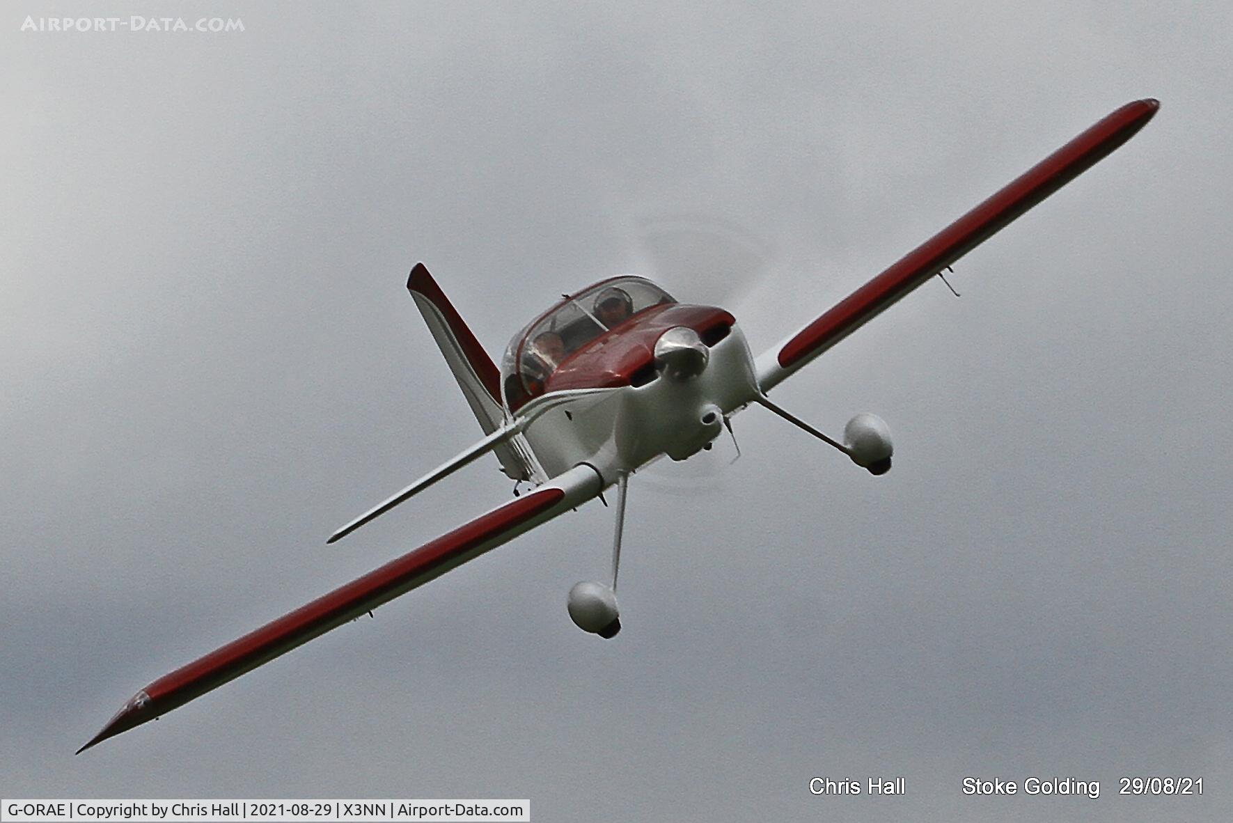 G-ORAE, 2003 Vans RV-7 C/N PFA 323-14016, Stoke Golding Stake Out 2021
