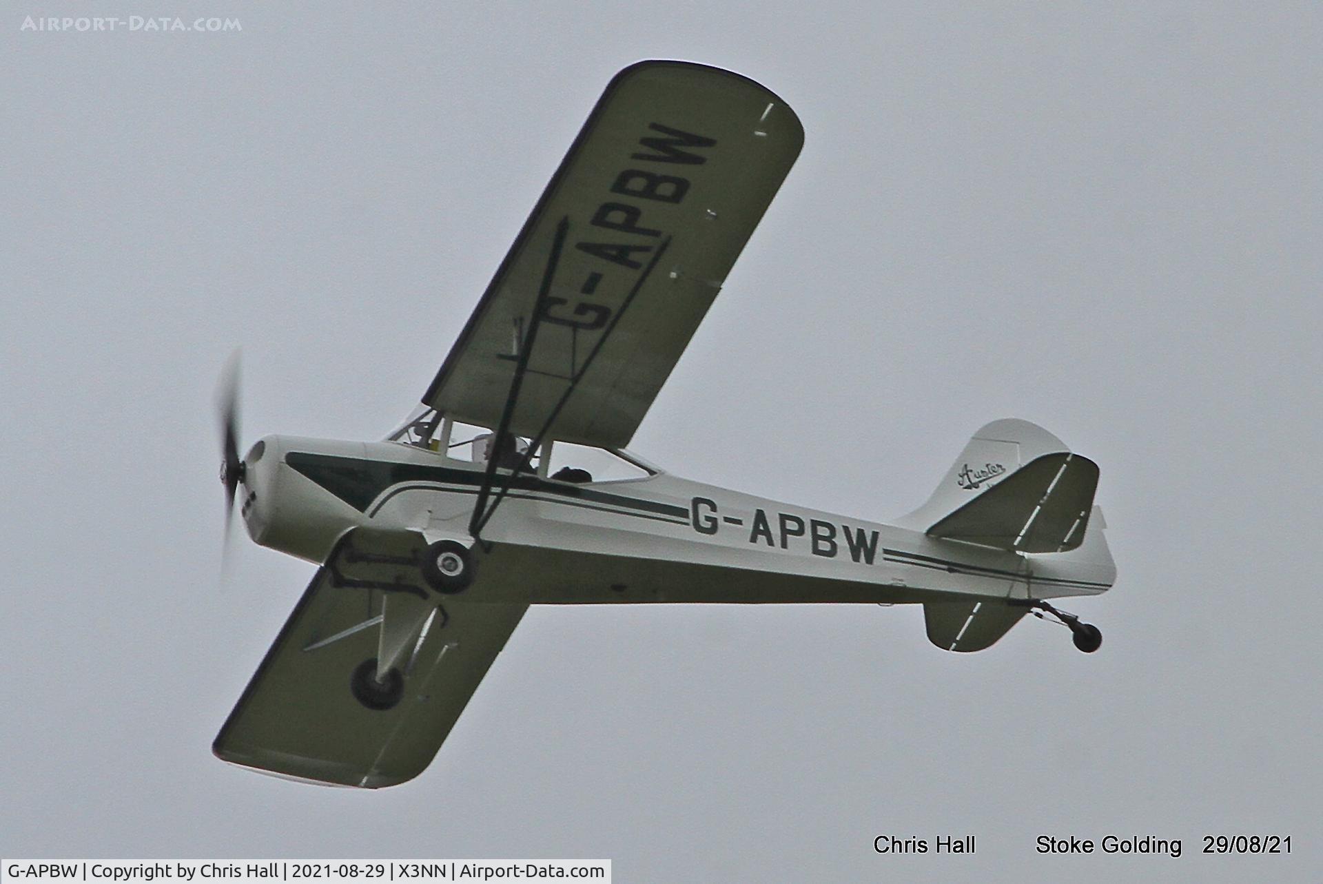 G-APBW, 1957 Auster 5A C/N 3405, Stoke Golding Stake Out 2021