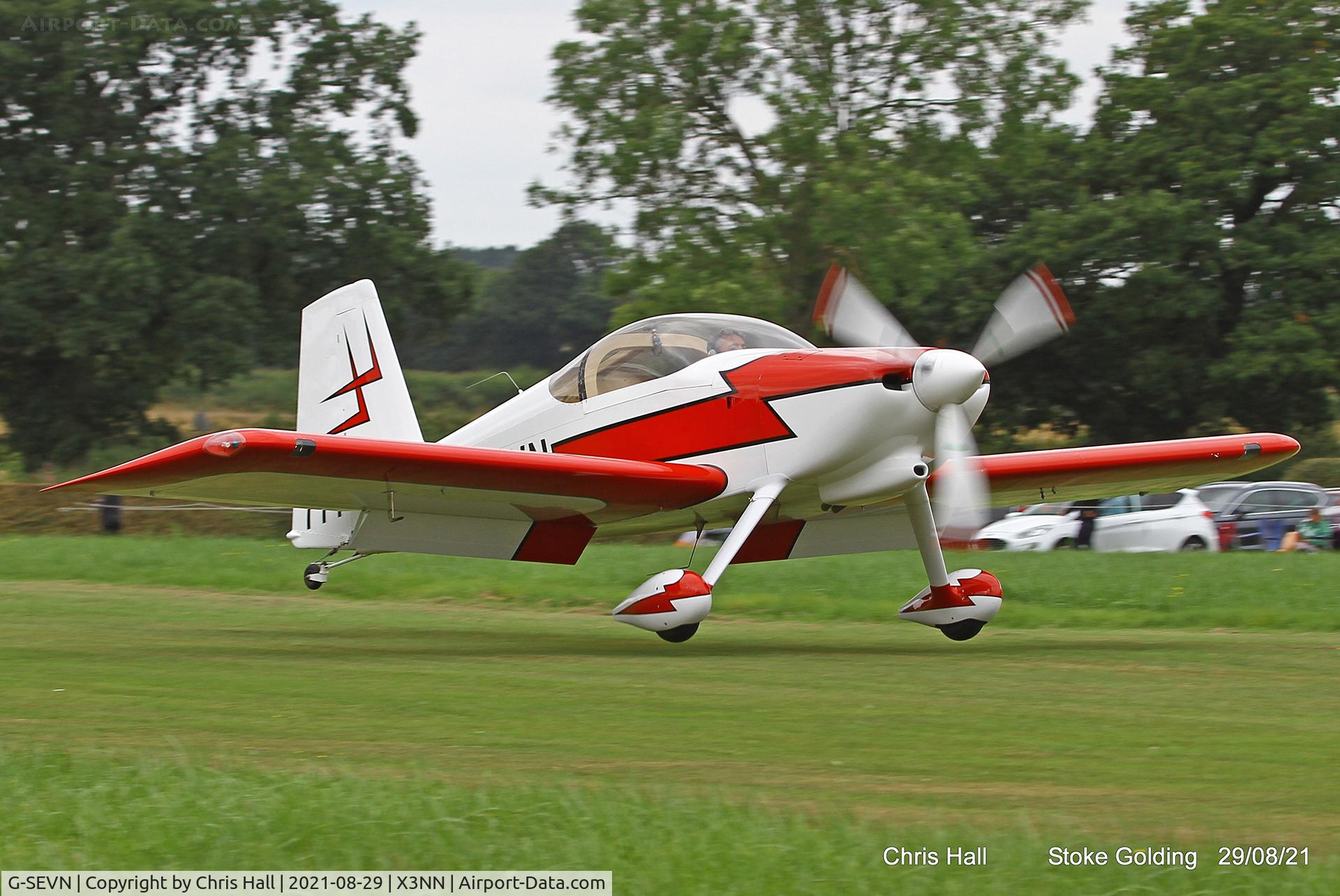 G-SEVN, 2003 Vans RV-7 C/N PFA 323-13795, Stoke Golding Stake Out 2021
