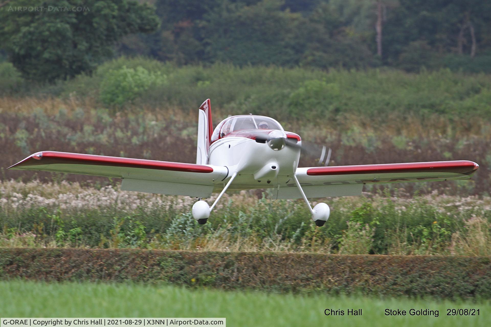G-ORAE, 2003 Vans RV-7 C/N PFA 323-14016, Stoke Golding Stake Out 2021