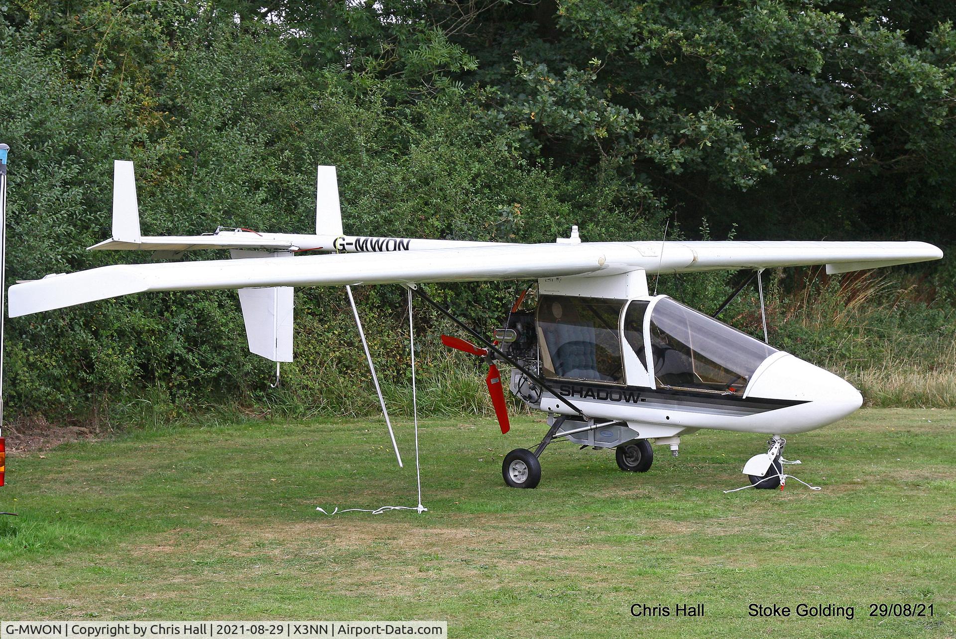 G-MWON, 1991 CFM Shadow Series CD C/N K128, Stoke Golding Stake Out 2021
