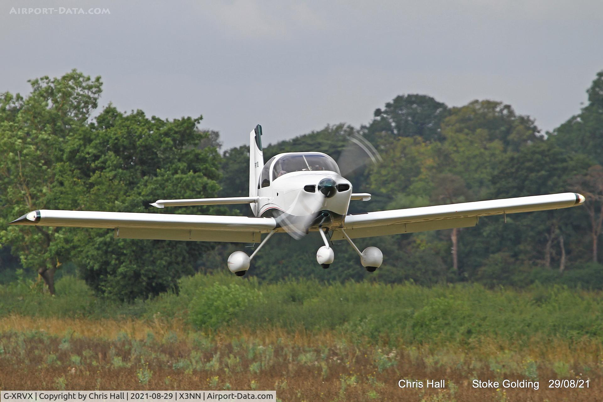 G-XRVX, 2006 Van's RV-10 C/N PFA 339-14592, Stoke Golding Stake Out 2021