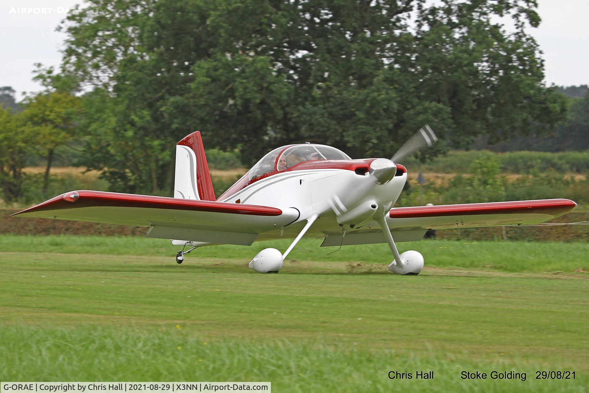 G-ORAE, 2003 Vans RV-7 C/N PFA 323-14016, Stoke Golding Stake Out 2021