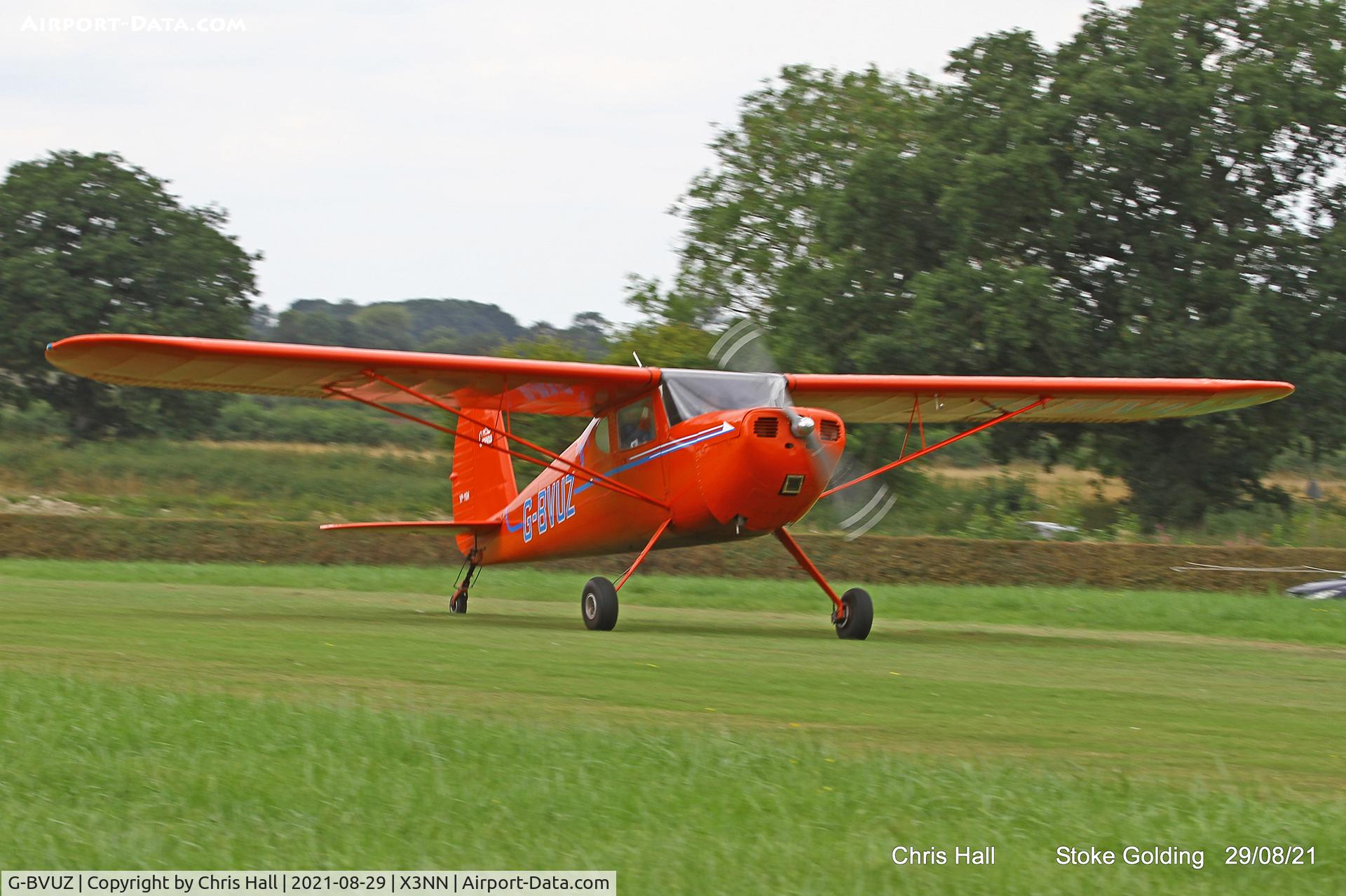 G-BVUZ, 1946 Cessna 120 C/N 11334, Stoke Golding Stake Out 2021